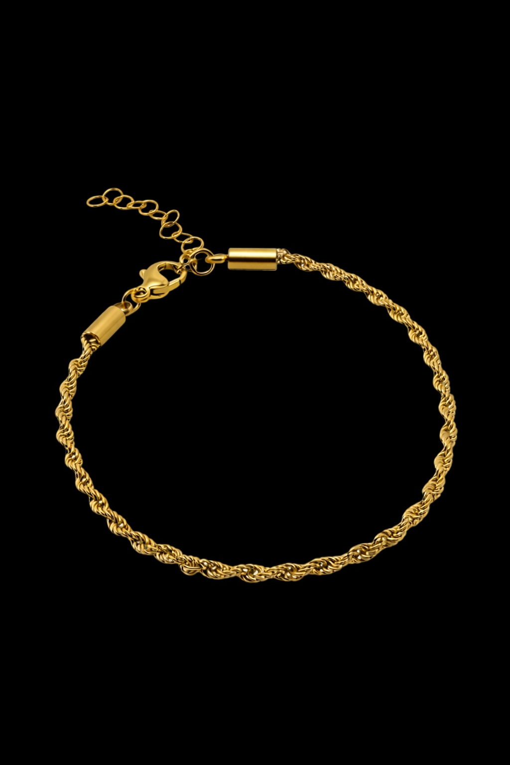 TOBILLERA TURBILLON ACERO ENCHAPADO EN 12 K-2