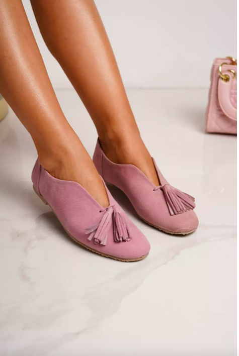 Ballerina Cloe Mujer Cuero-0