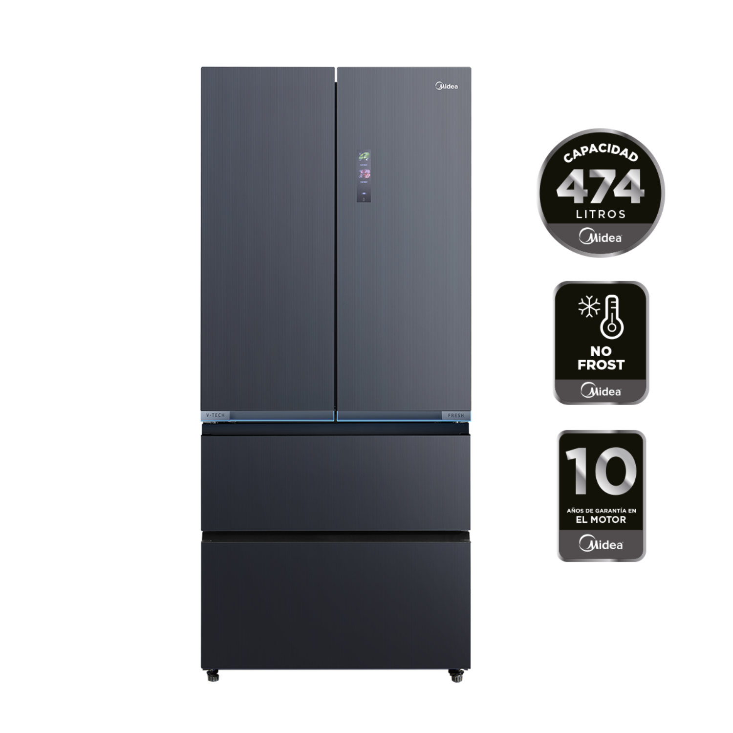 Refrigerador Perfect Fit French Door No Frost 474 lts MDRFD705BIE70-1