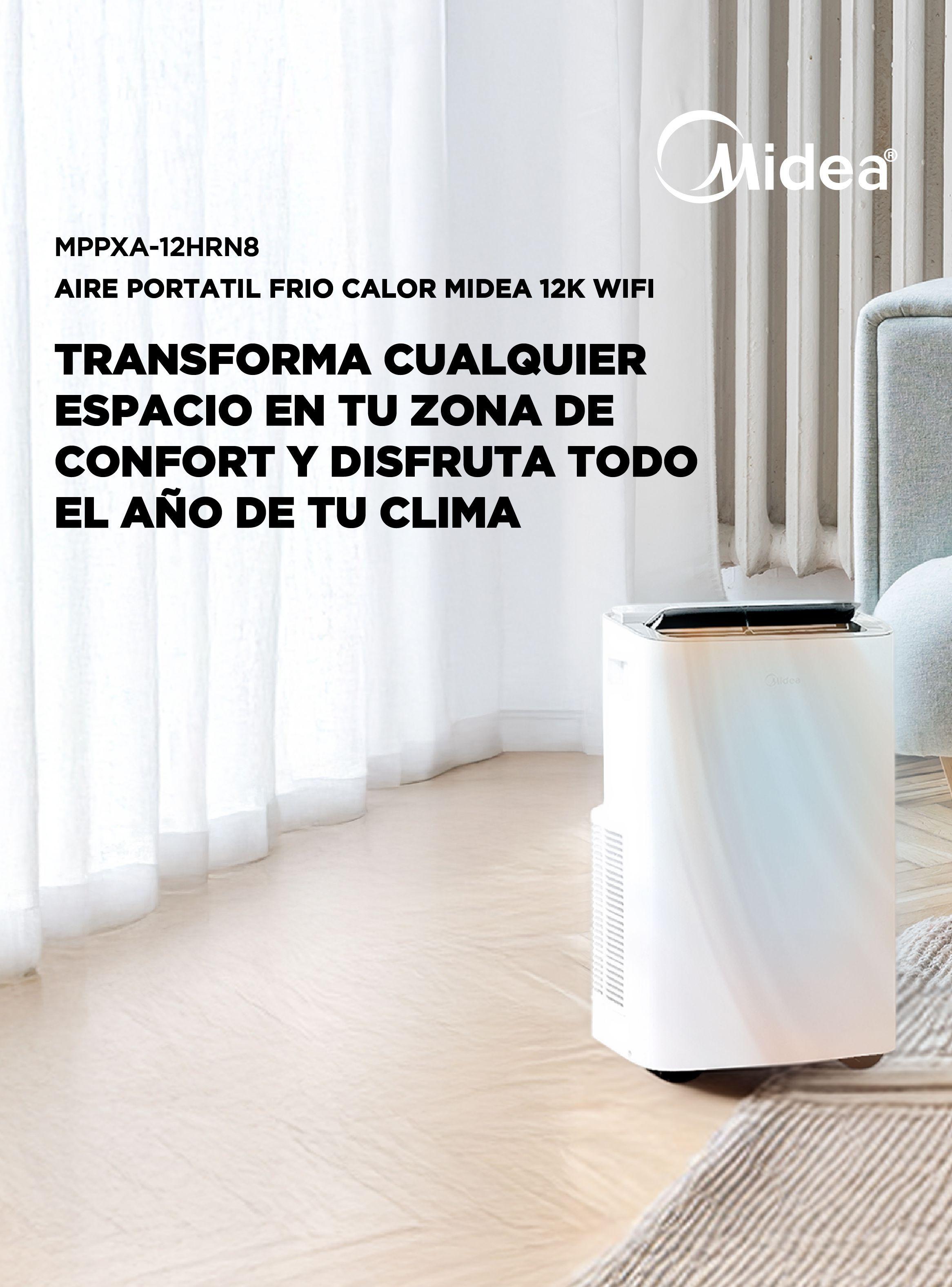 AC Portátil Frío/Calor 12000 BTU Midea-4