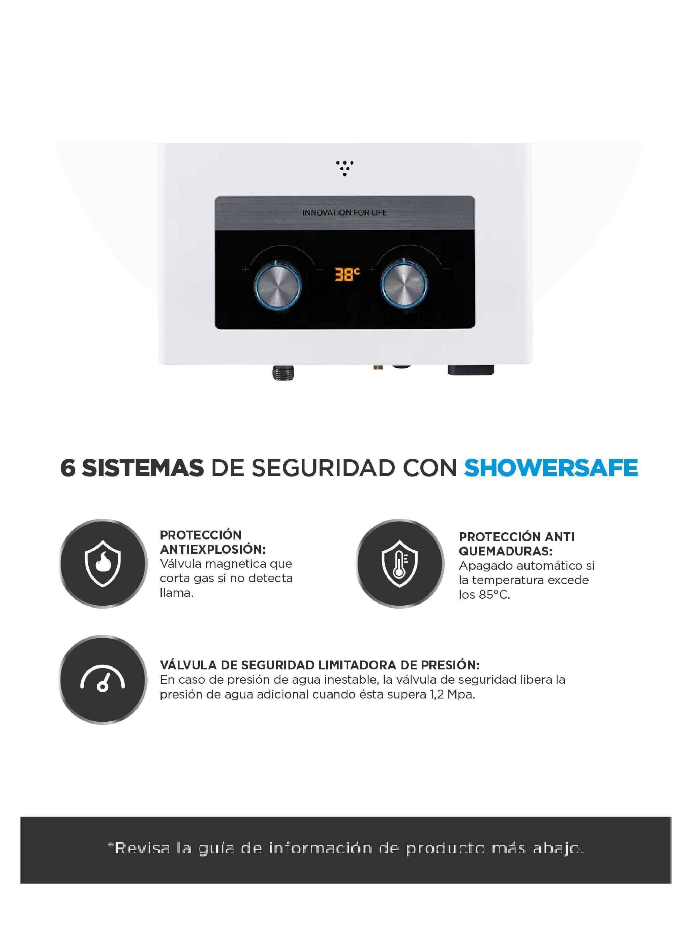Calefont 13 Litros Tiro Natural Gas Licuado Midea-5