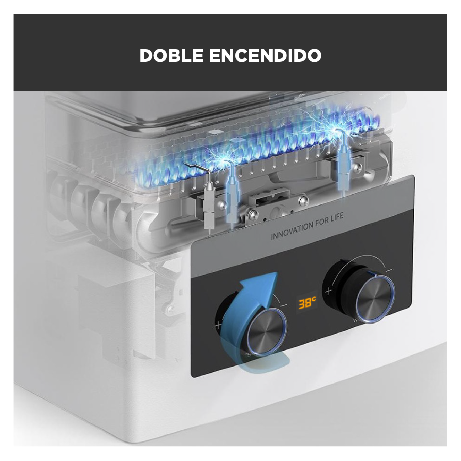 Calefont 10 Litros Tiro Natural Gas Licuado Midea-5