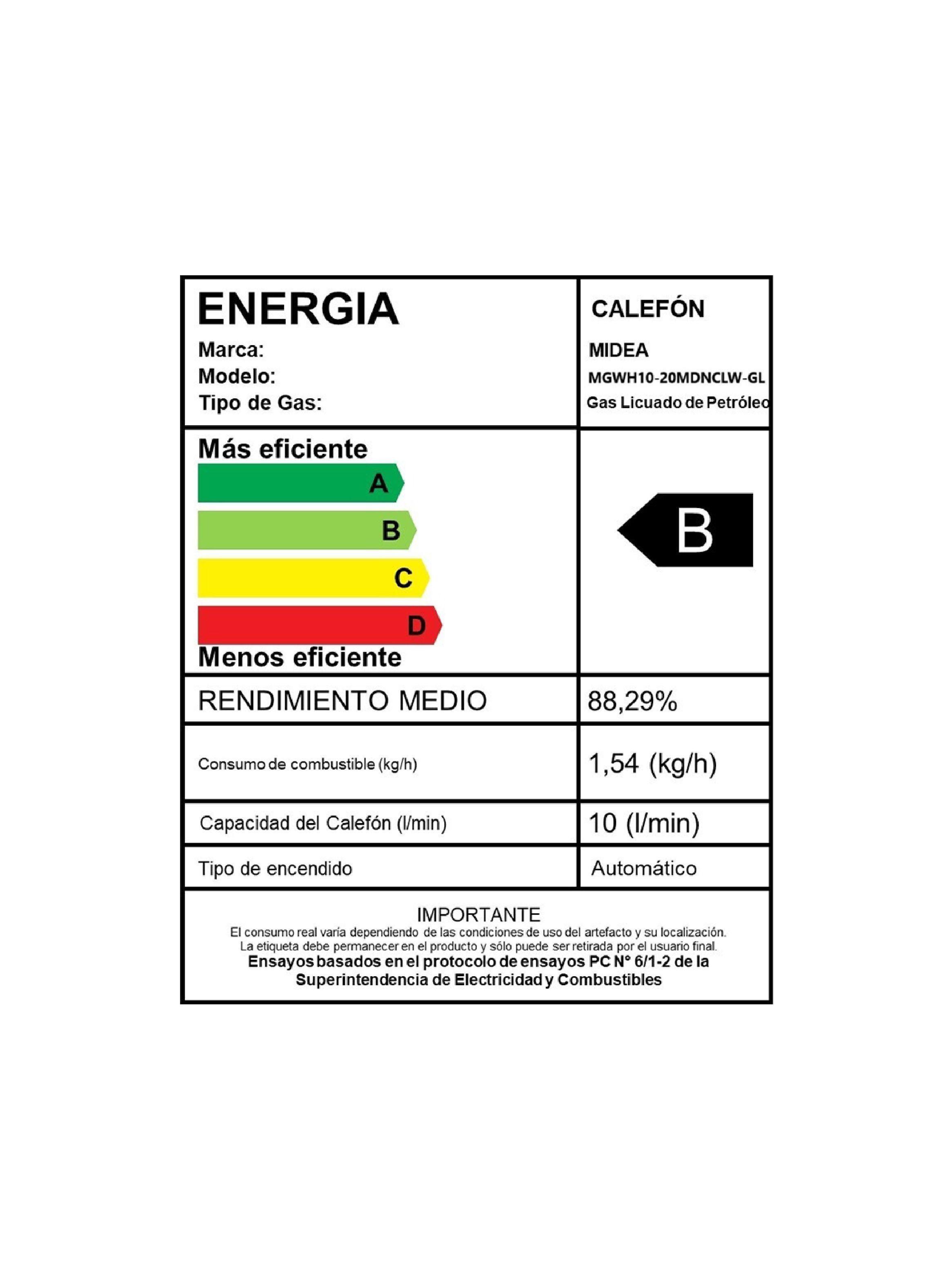 Calefont 10 Litros Tiro Natural Gas Licuado Midea-6