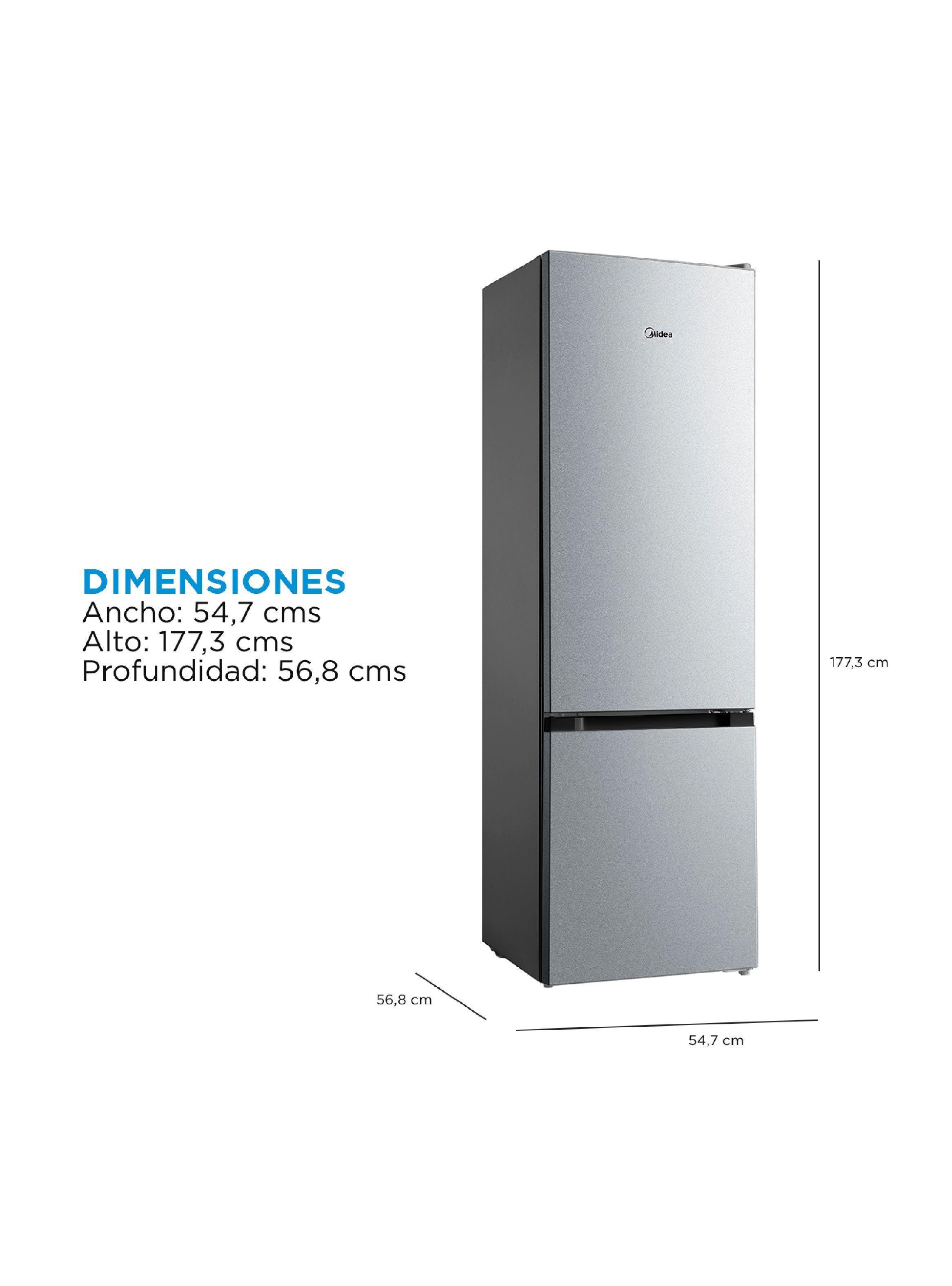 Refrigerador Bottom Freezer Frío Directo Light Silver 262 lts-1