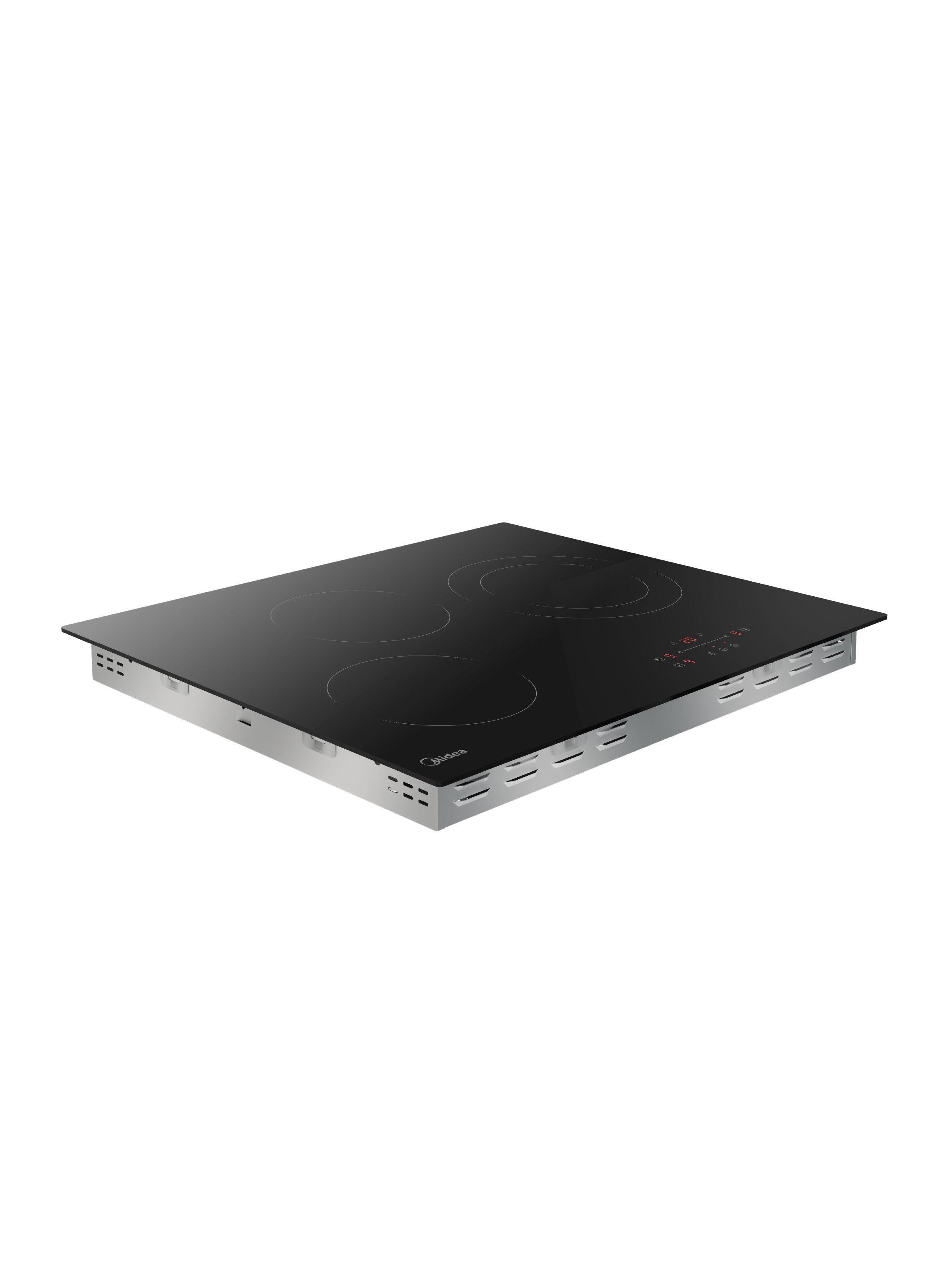Encimera Eléctrica Vitrocerámica de 3 Zonas Negra Midea-4