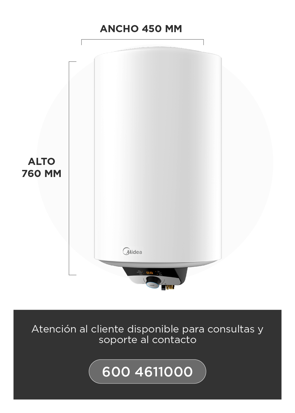 Termo Eléctrico 80 Litros Midea-3