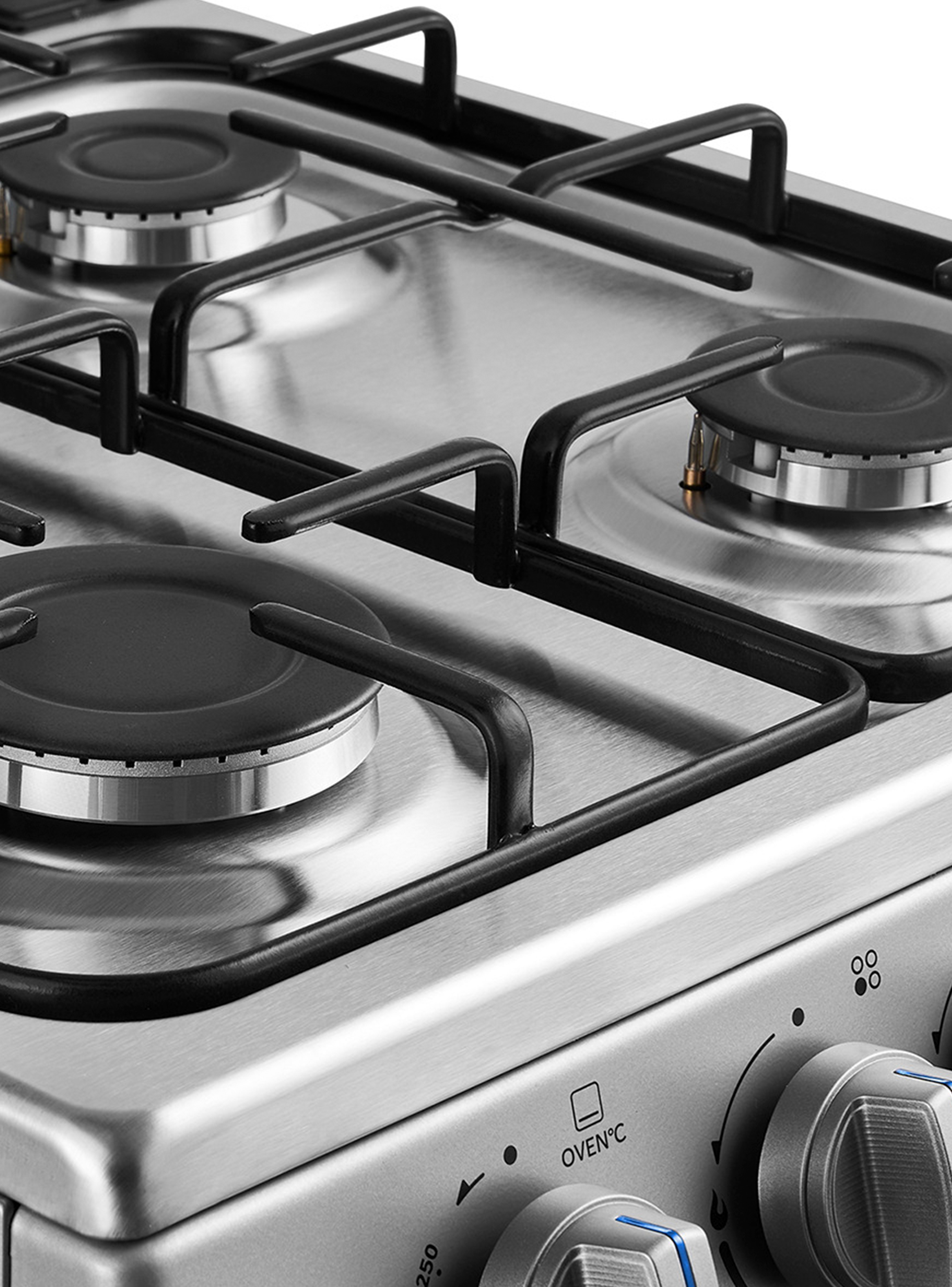 Cocina a Gas 4 Quemadores 20inch Negro Midea-3