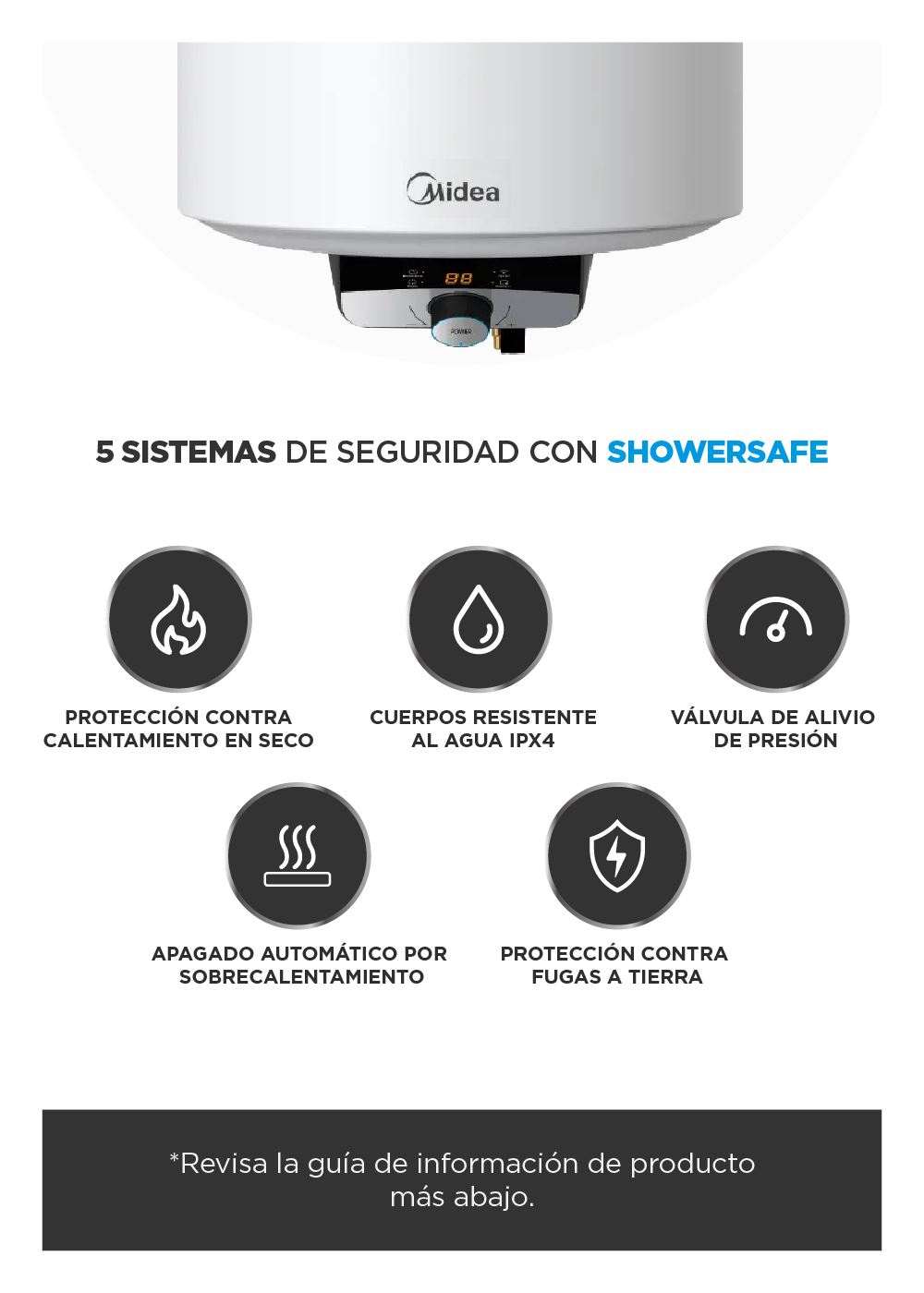 Termo Eléctrico 50 Litros Midea-2