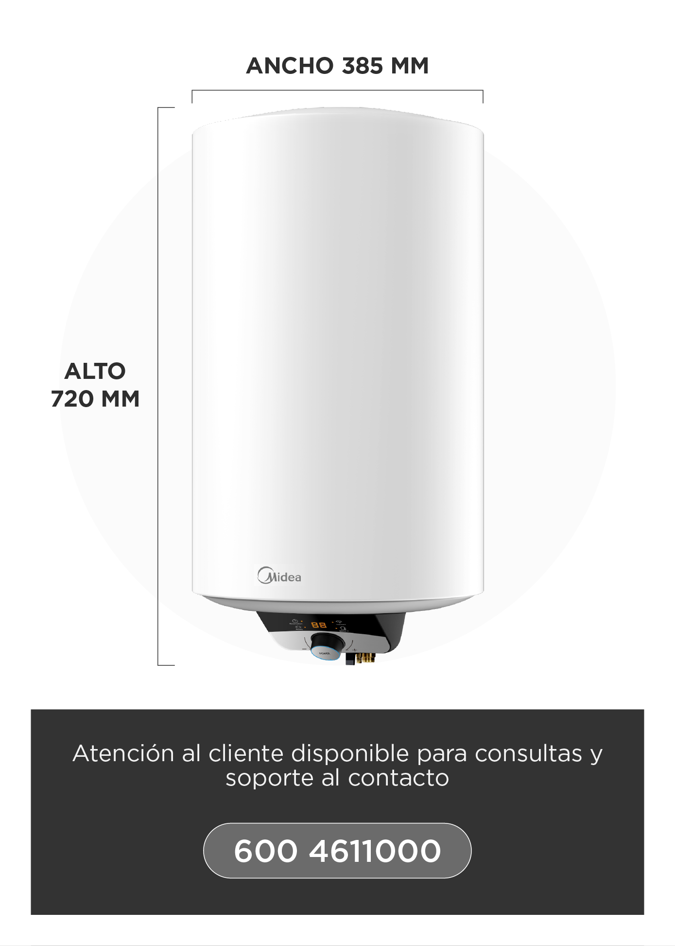 Termo Eléctrico 50 Litros Midea-4