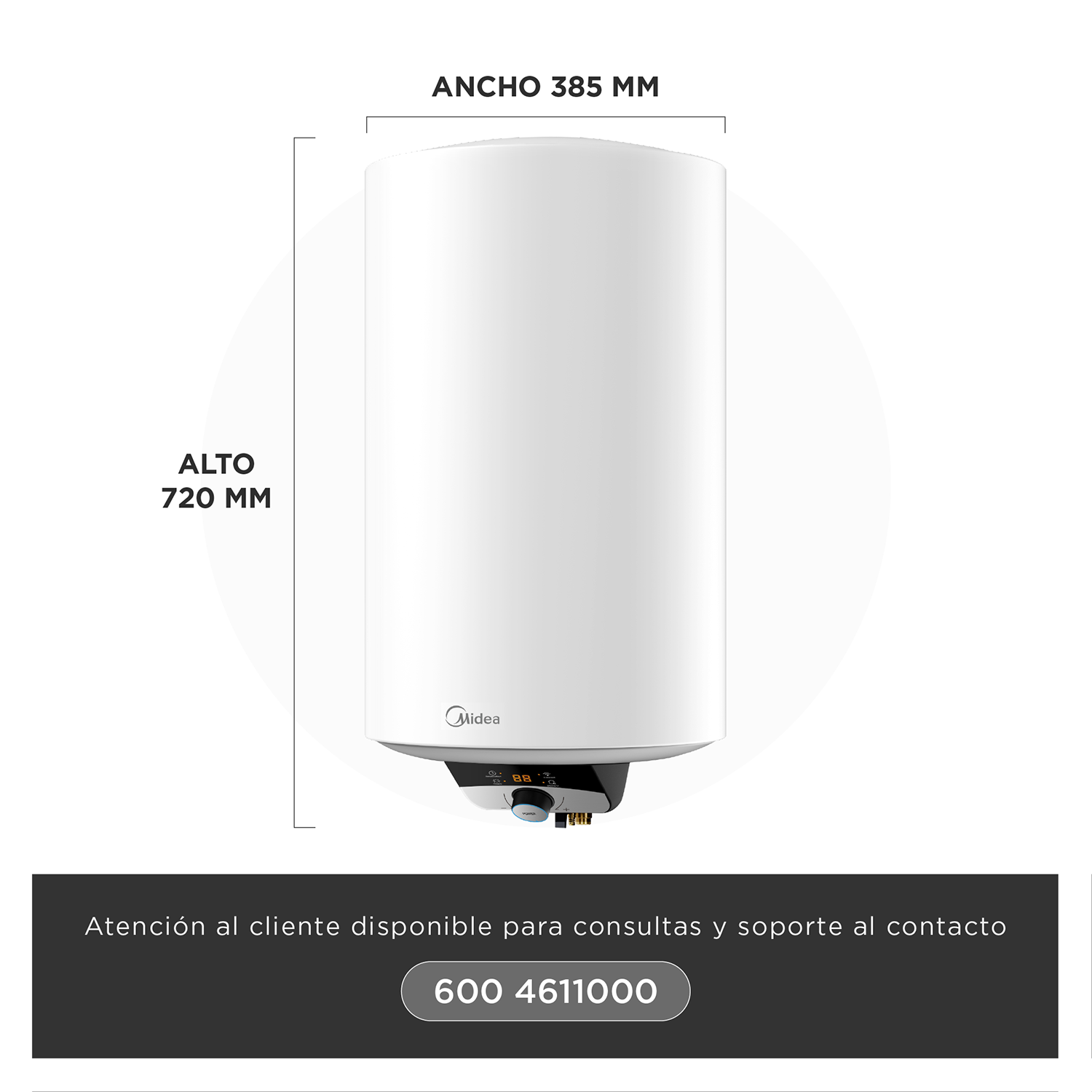Termo Eléctrico 50 Litros Midea-1