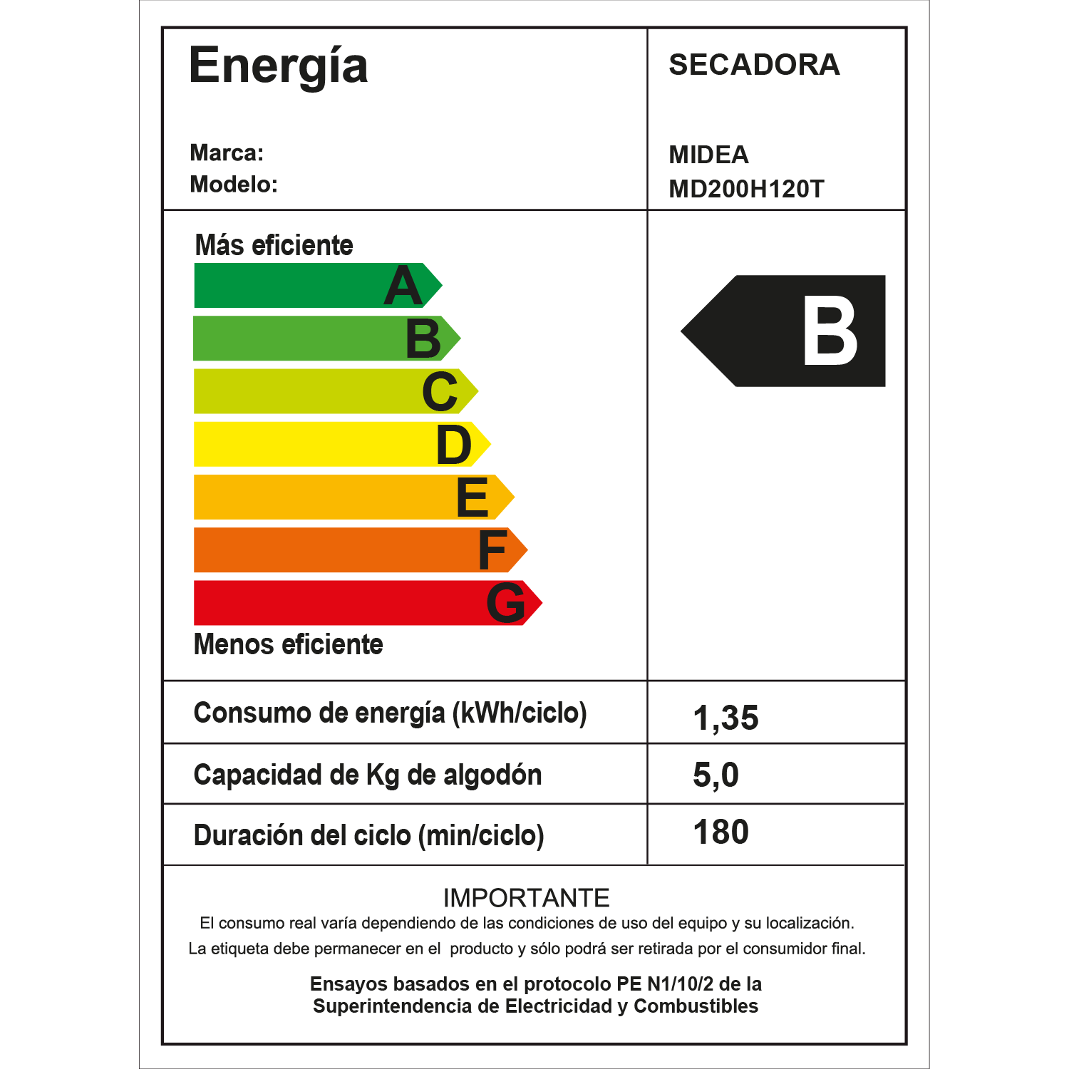 Secadora Bomba de Calor 12KG MIDEA-6