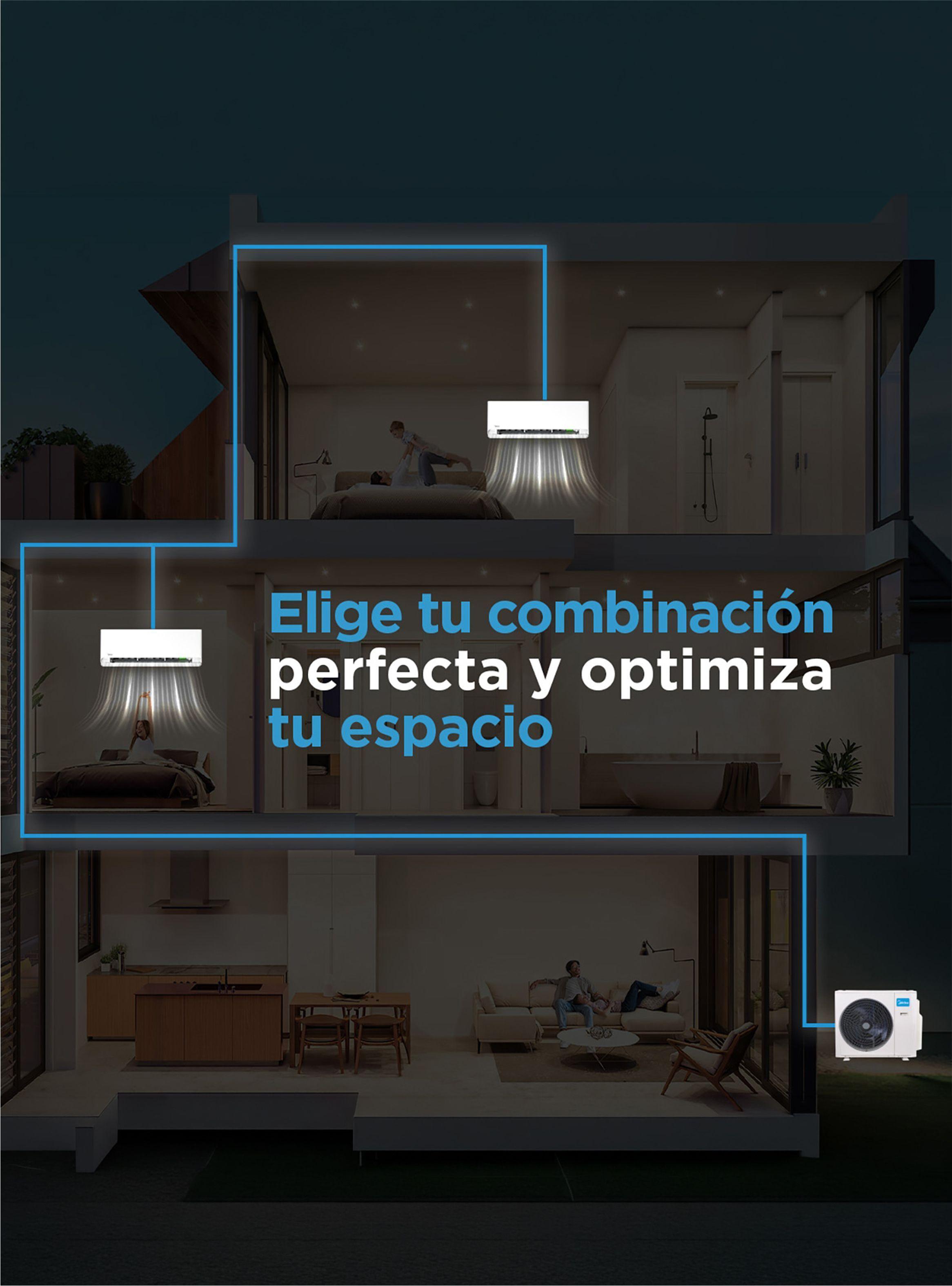 MULTISPLIT BREEZELESS WiFi 2 x 12.000 MIDEA-4
