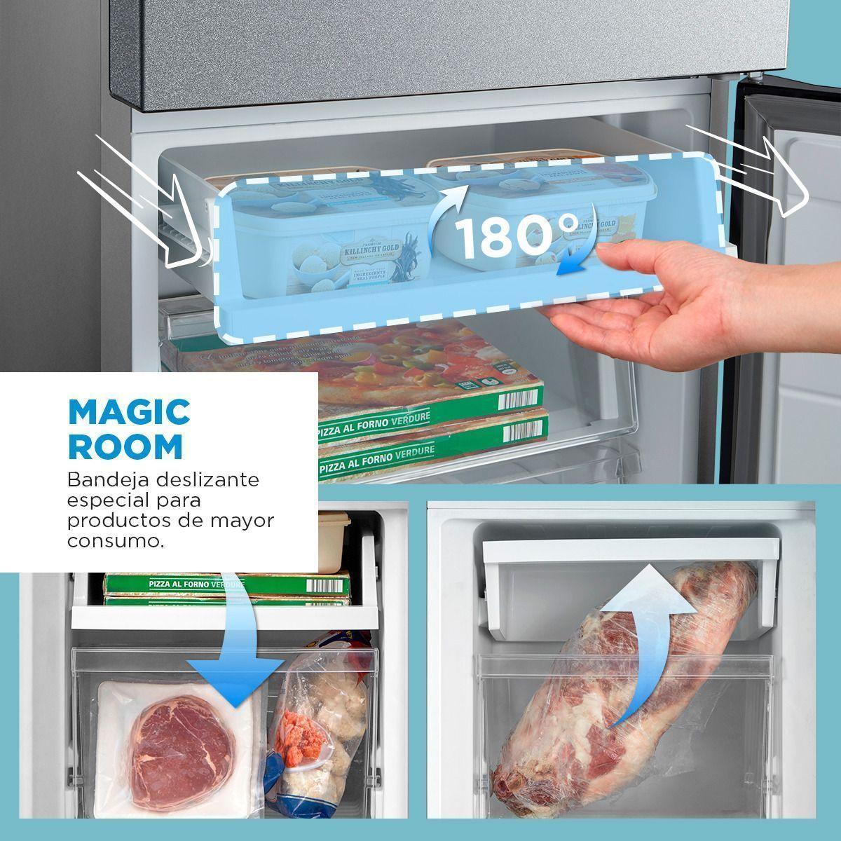 Refrigerador Bottom Freezer No Frost Light Silver 259 lts-4