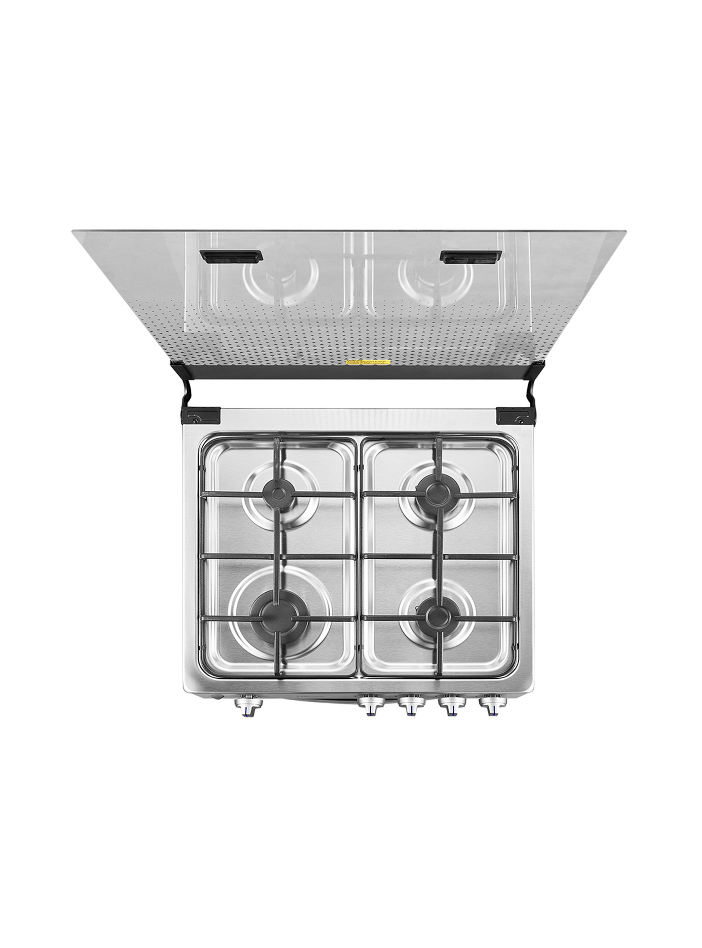 Cocina a Gas 4 Quemadores 24inch Silver Midea-2