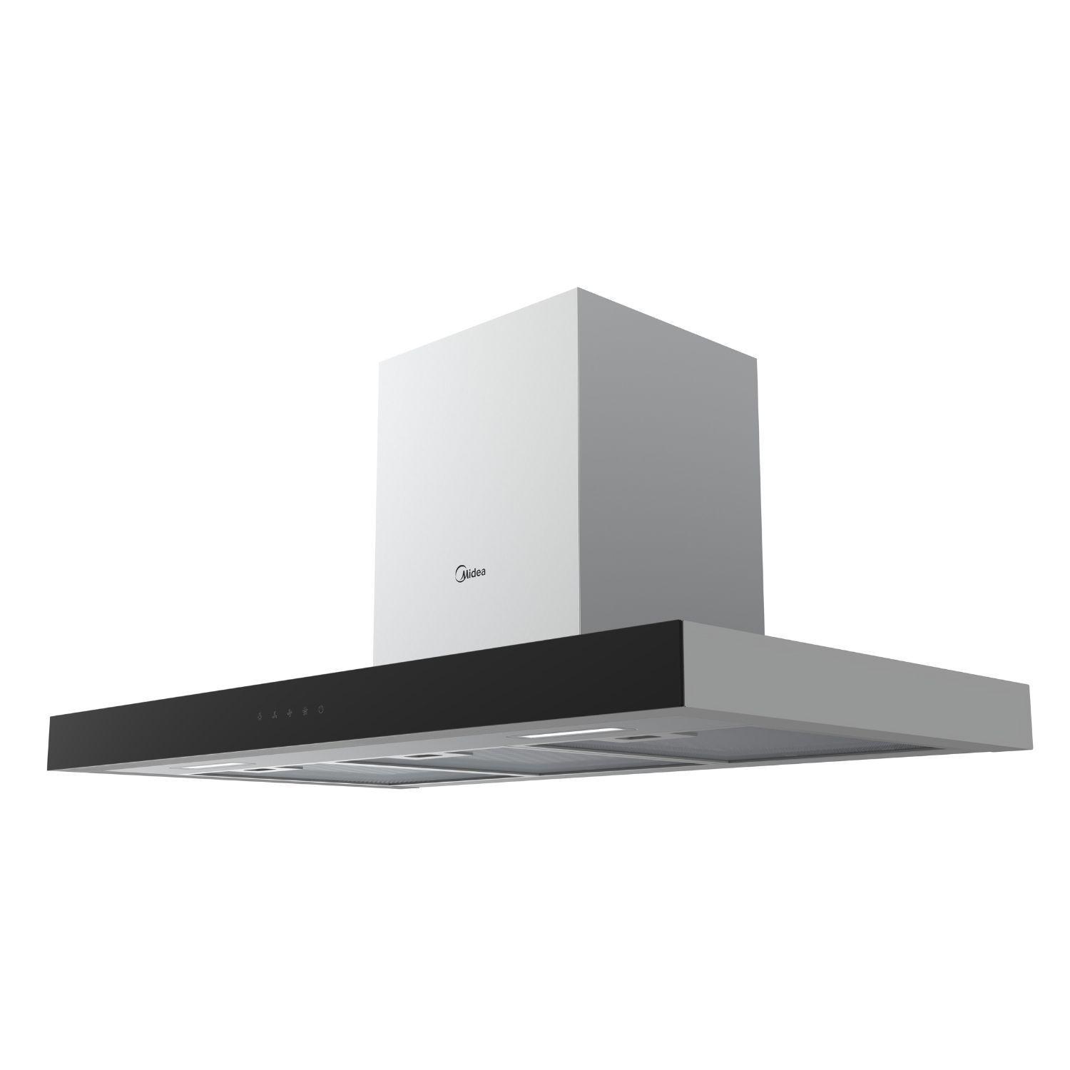 CAMPANA DE COCINA DECORATIVA EMPOTRABLE 90 CM MIDEA-3