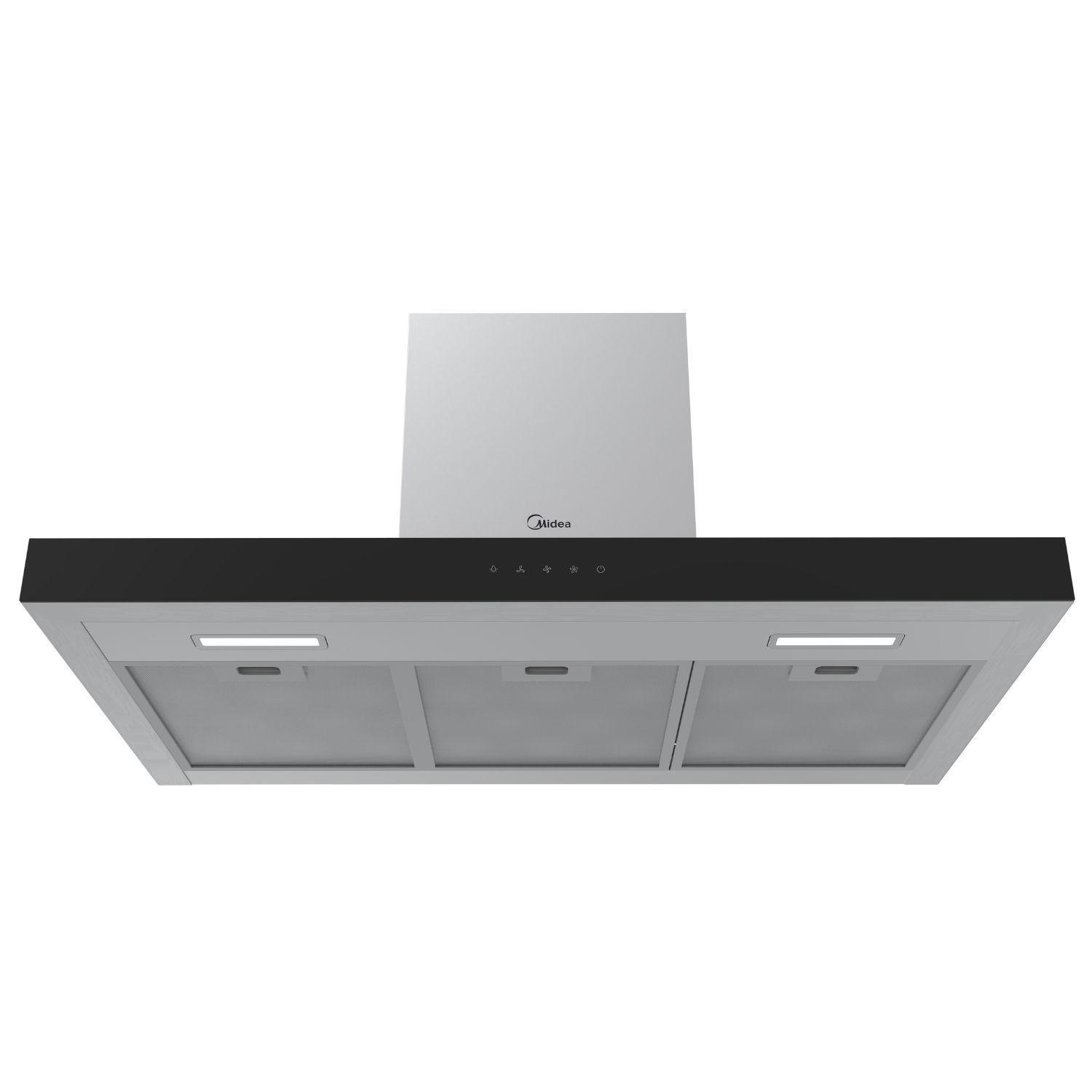 CAMPANA DE COCINA DECORATIVA EMPOTRABLE 90 CM MIDEA