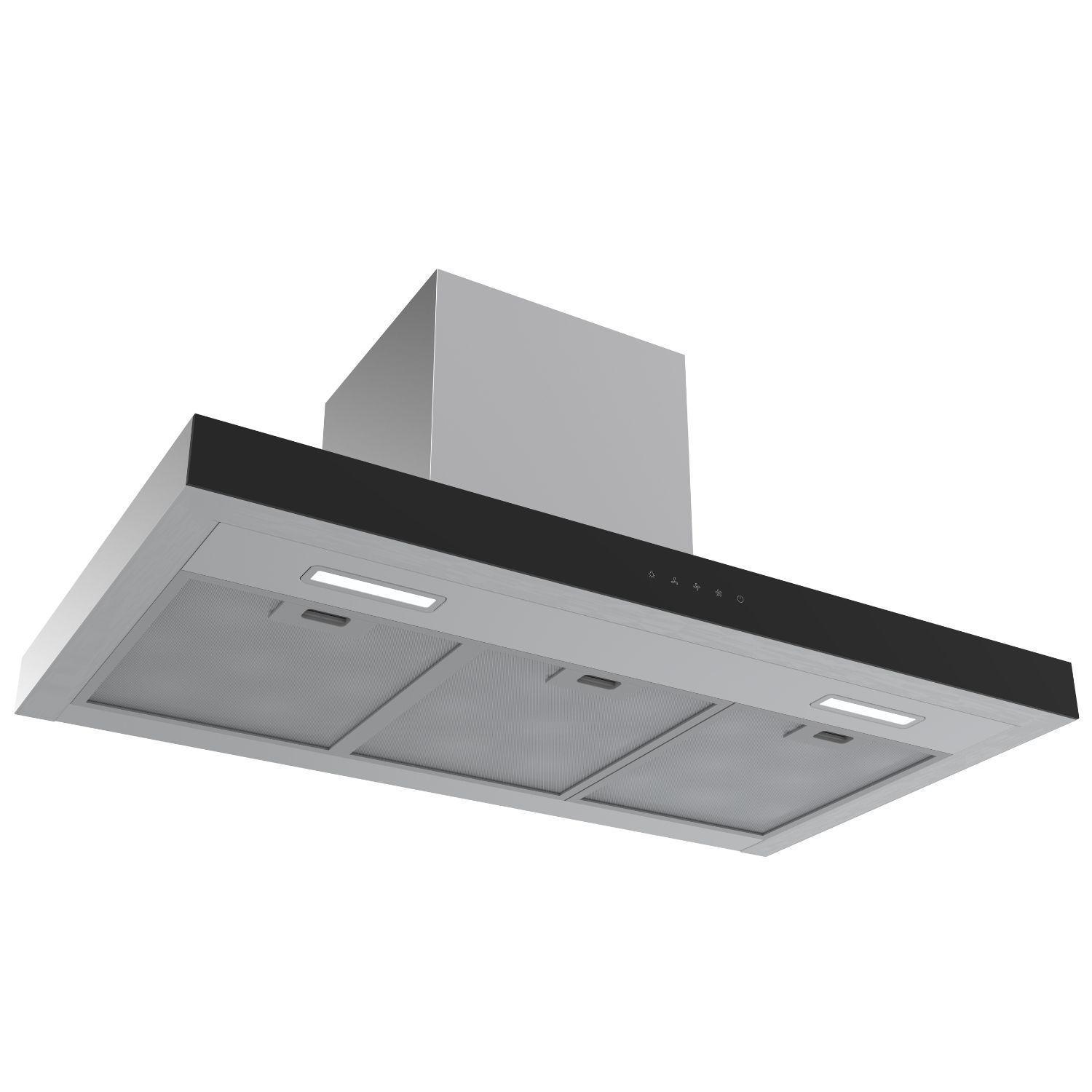 CAMPANA DE COCINA DECORATIVA EMPOTRABLE 90 CM MIDEA-1