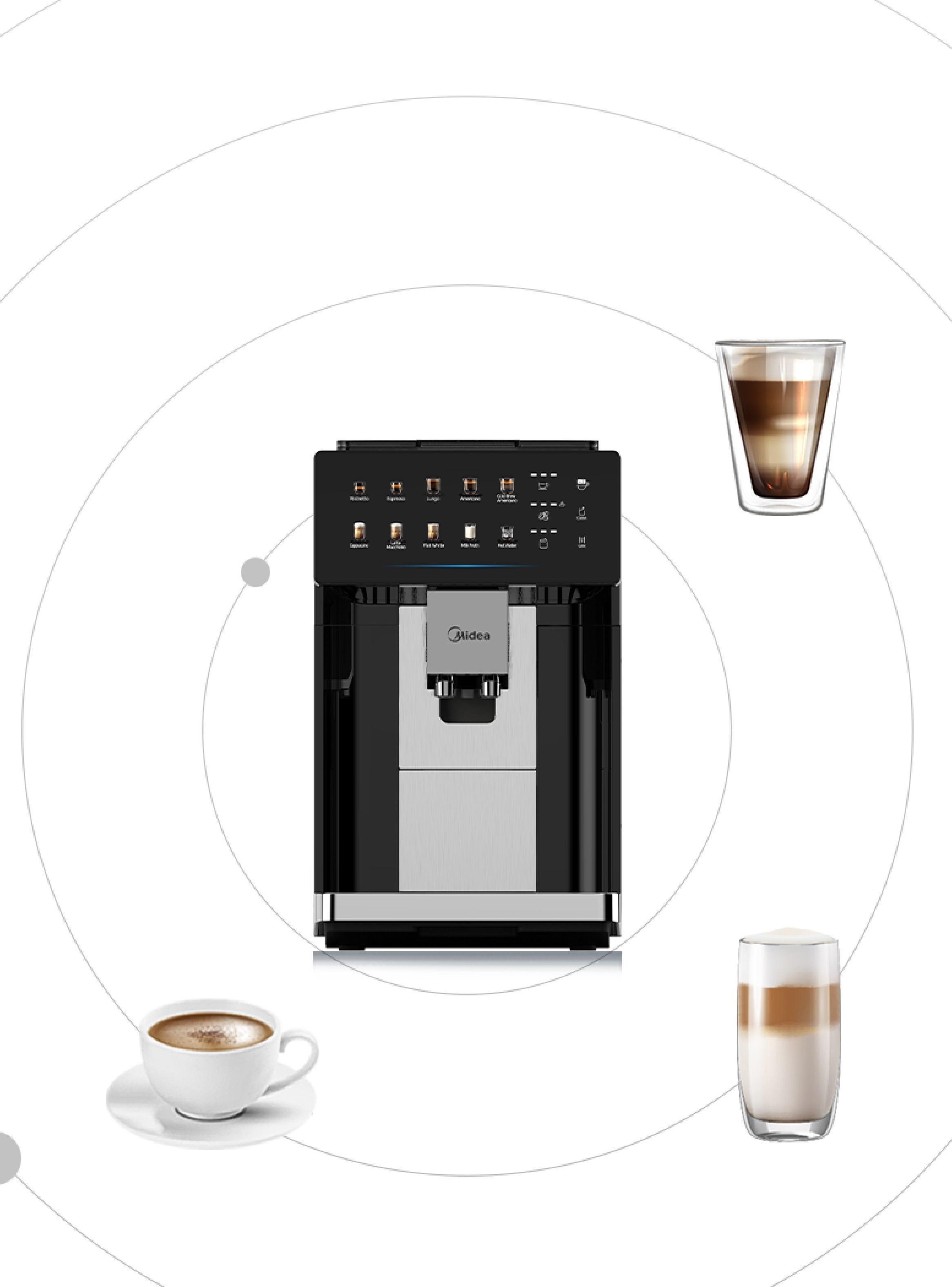 Cafetera Full Automática Midea-4