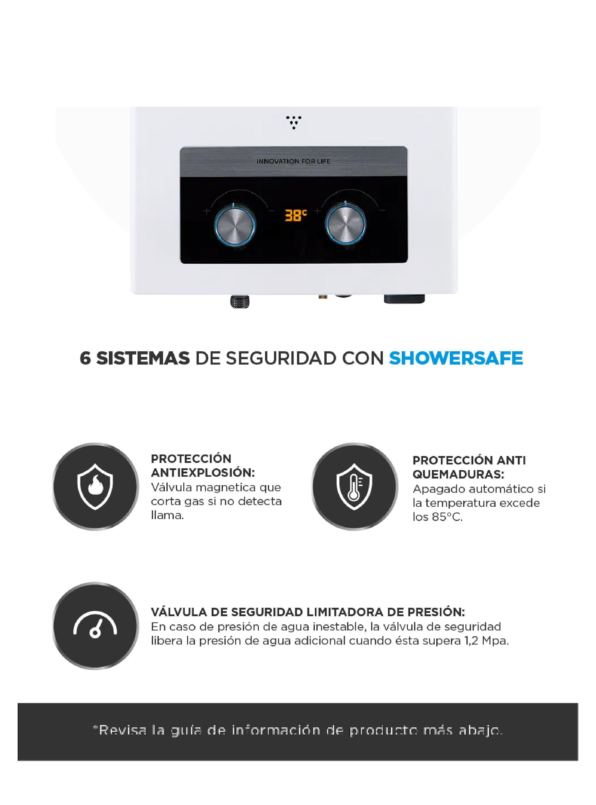 Calefont 5 Litros Tiro Natural Gas Licuado Midea-4