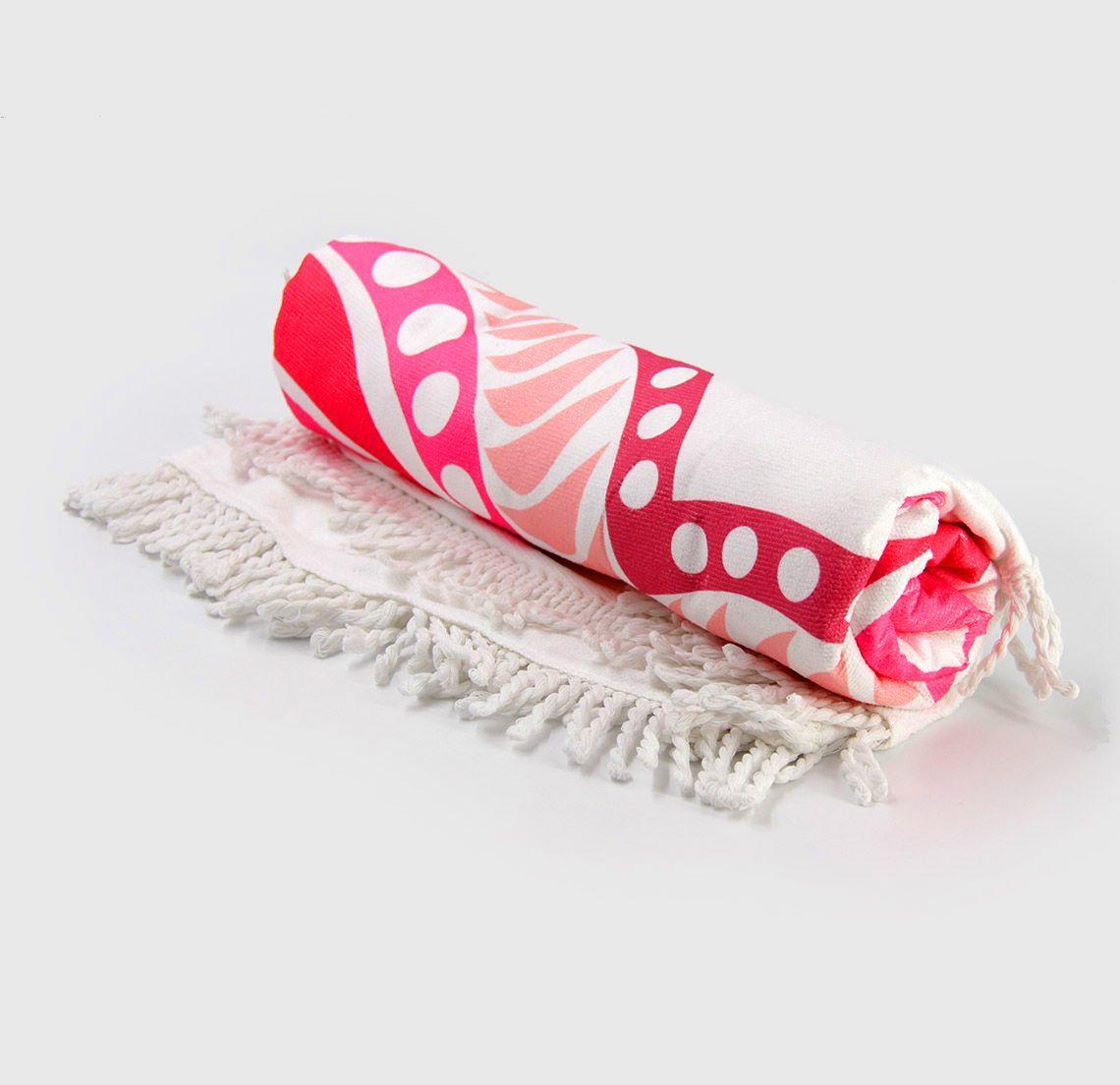 TOALLA REDONDA MANDALA PINK-2