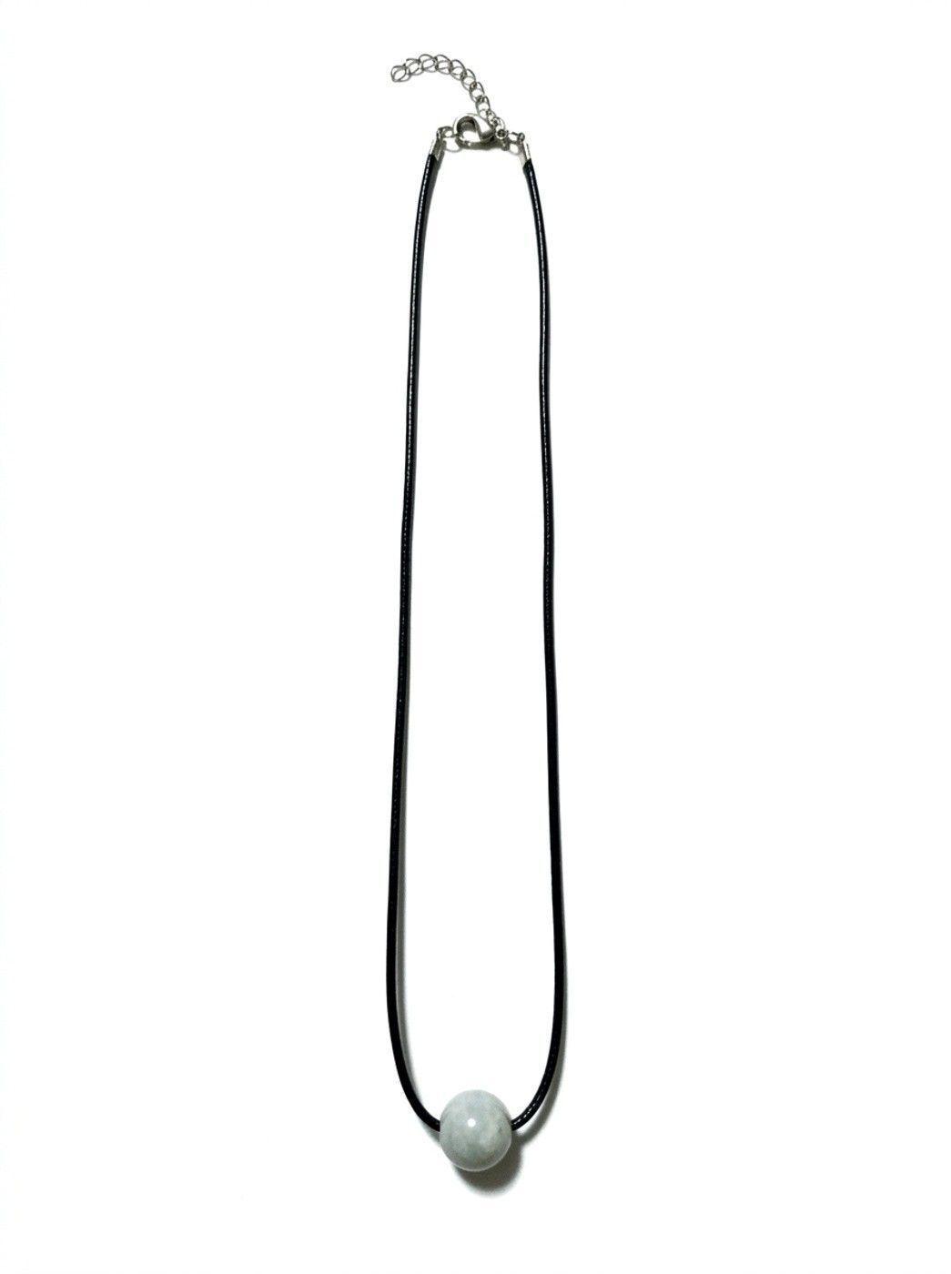 ACCESORIO DE JOYERIA  COLGANTE DE JADE CORDON DE CUERO 12 MM-0