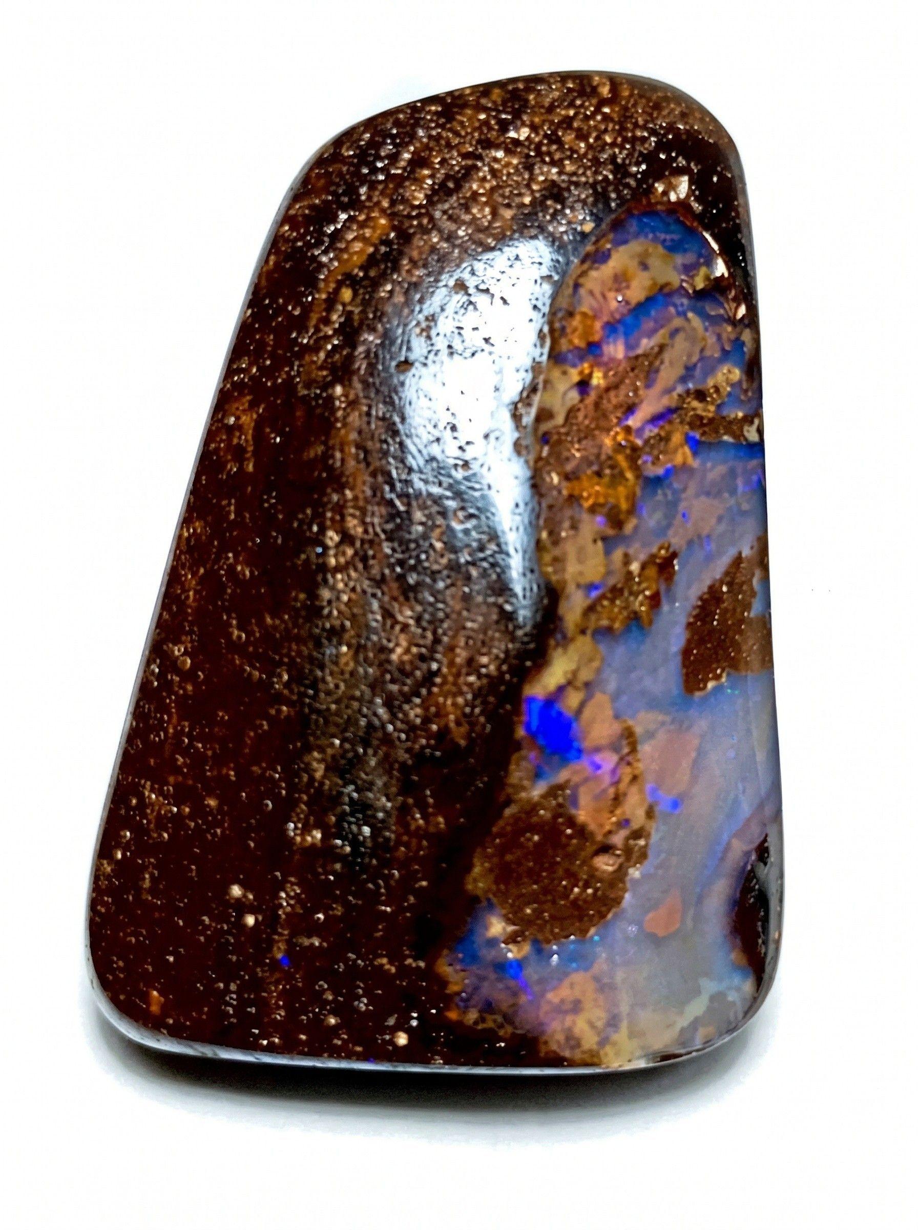 ACCESORIO PARA JOYERIA PIEDRA NATURAL OPALO BOULDER AUSTRALIANO 27 MM-1