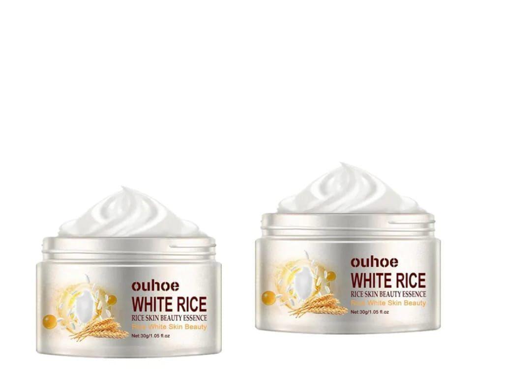  CREMA FACIAL   DE ARROZ   HIDRATANTE      OUHOE 30 GRAMOS   c/u-1