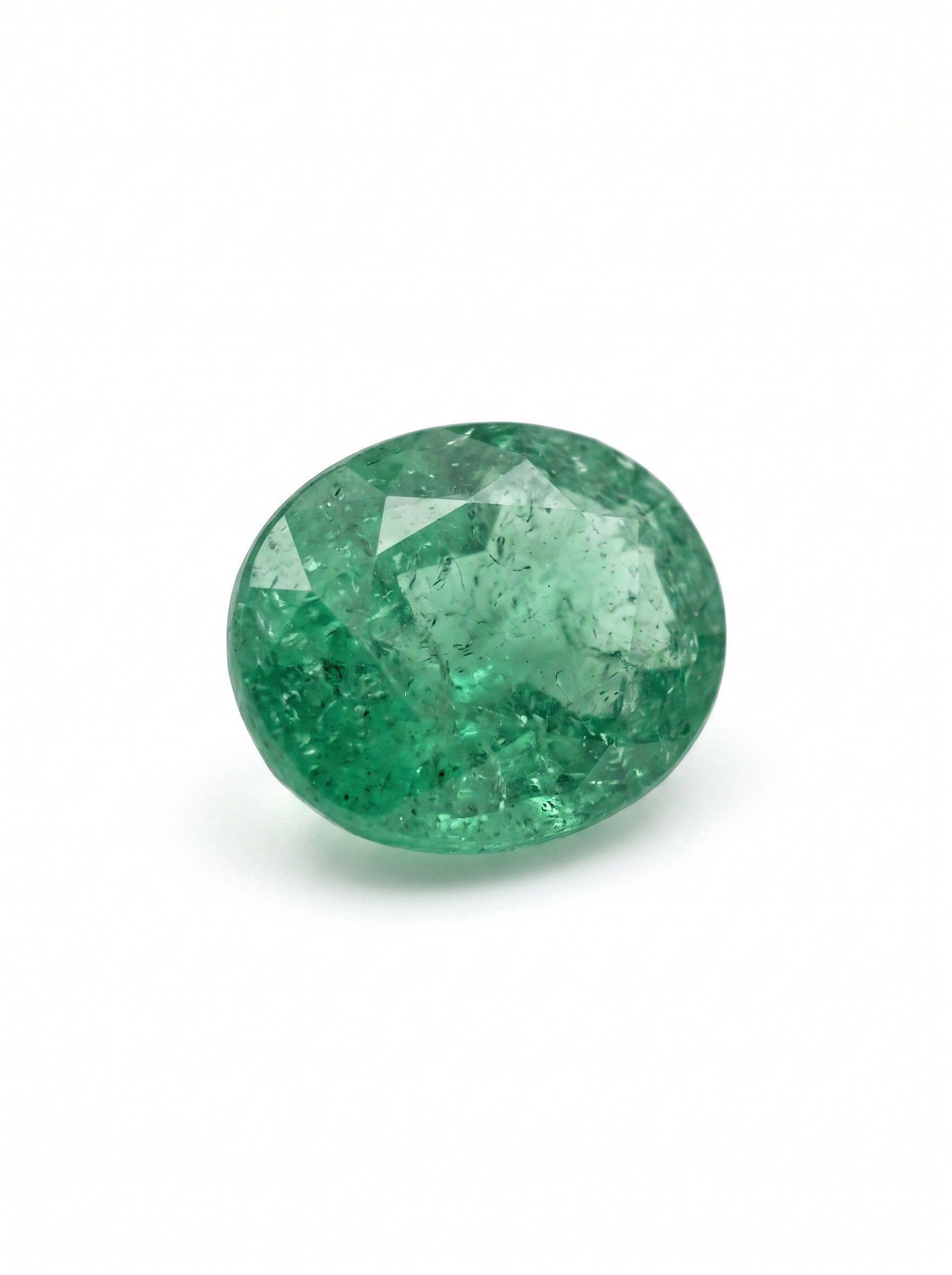 ACCESORIO DE JOYERIA ESMERALDA NATURAL 100 5 MM OVALADA-2