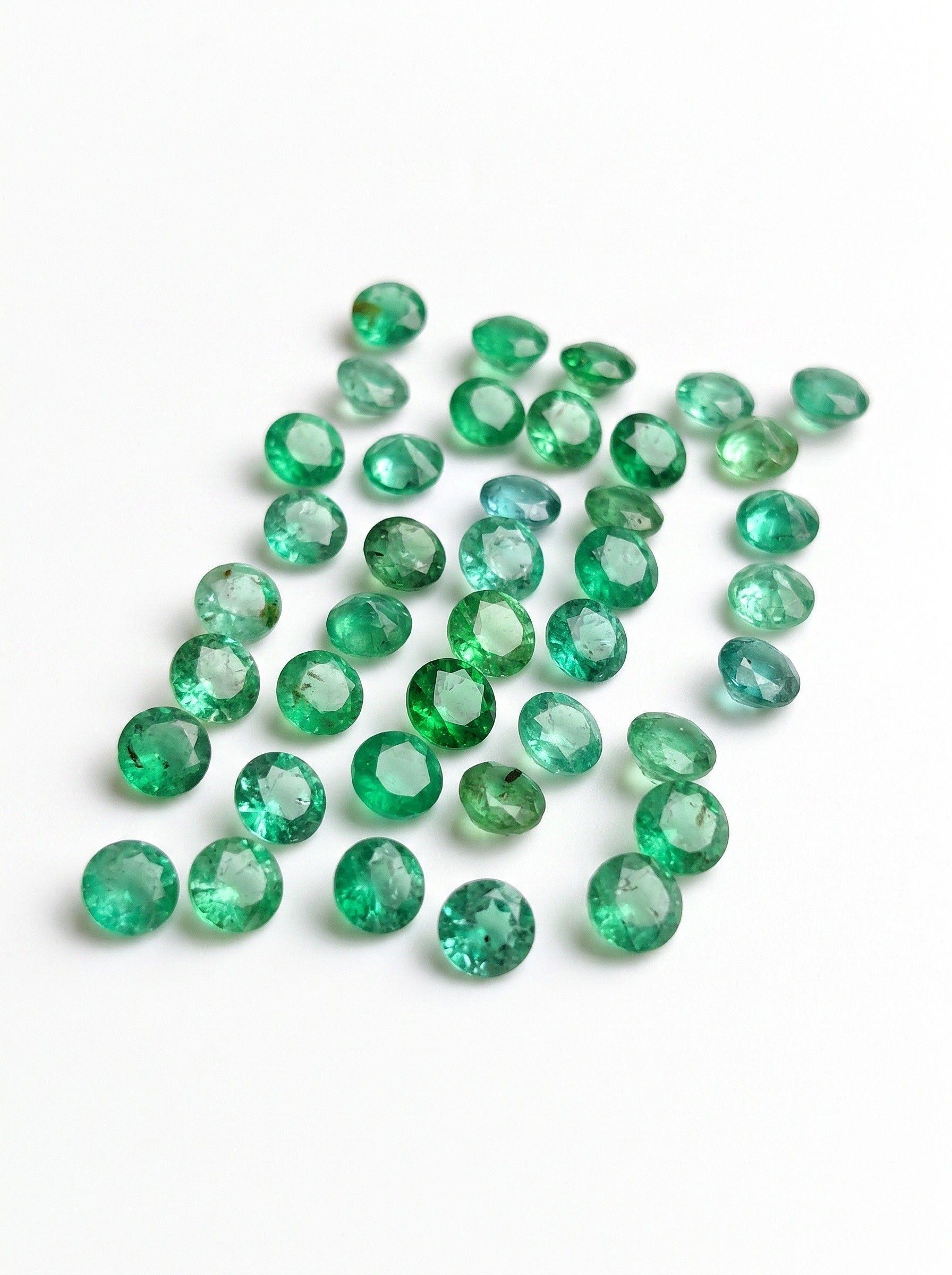 ACCESORIO DE JOYERIA ESMERALDAS NATURALES 100 2 MM CADA UNA-1