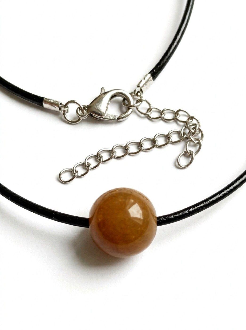 ACCESORIO DE JOYERIA COLGANTE DE JADE CON CUERO LEGITIMO 12 MM-0