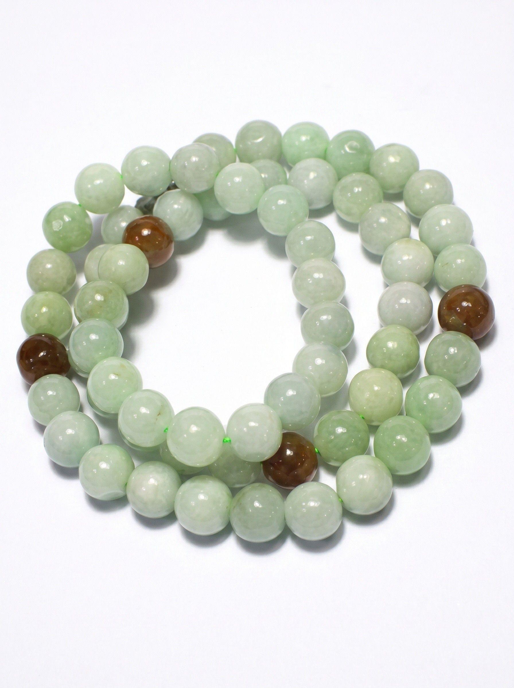 COLLAR DE JADE CHINO 45 CM LARGO 8 MM JADE-0