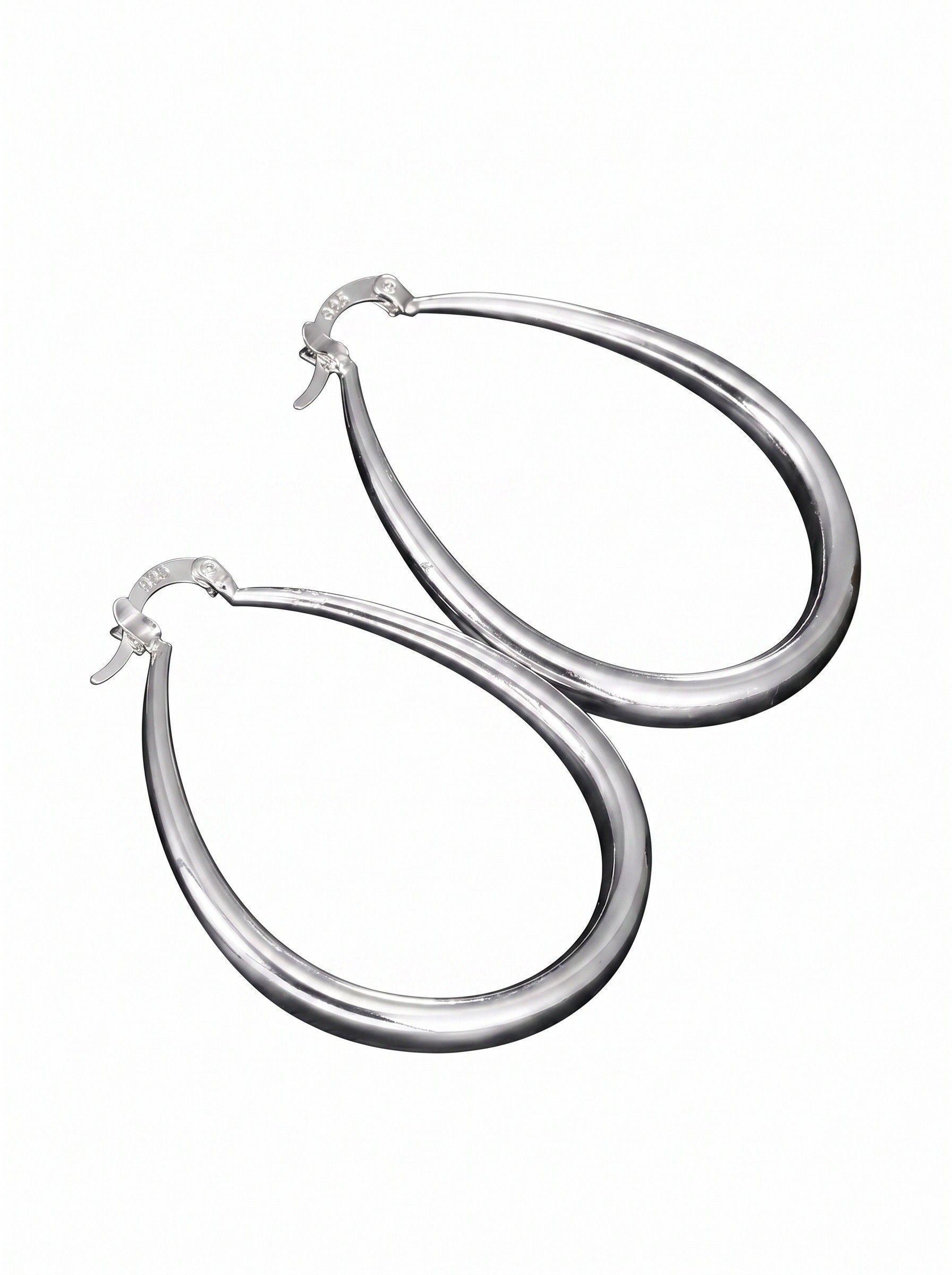  ACCESORIO DE MUJER  AROS  COLGANTE DE PLATA 925 LARGOS-2