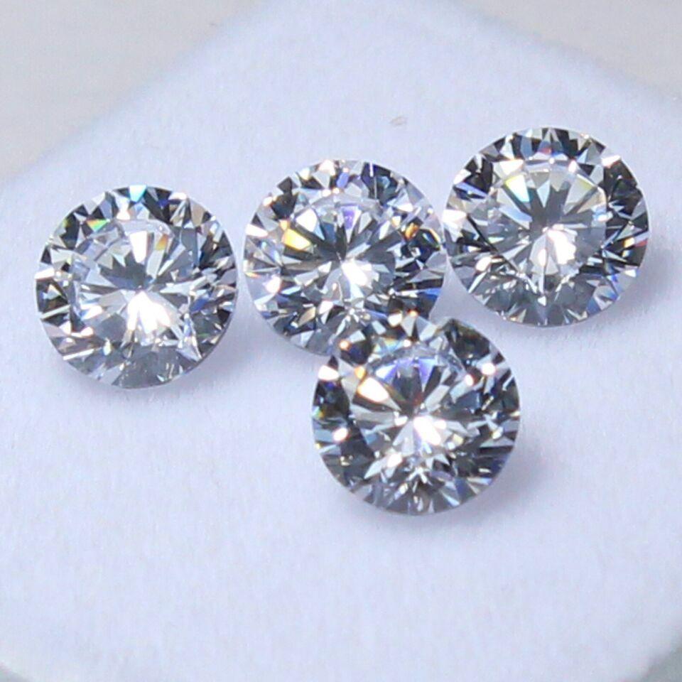 ACCESORIO DE JOYERIA DIAMANTE MOISSANITA 4 MM 4 UNIDADES-0