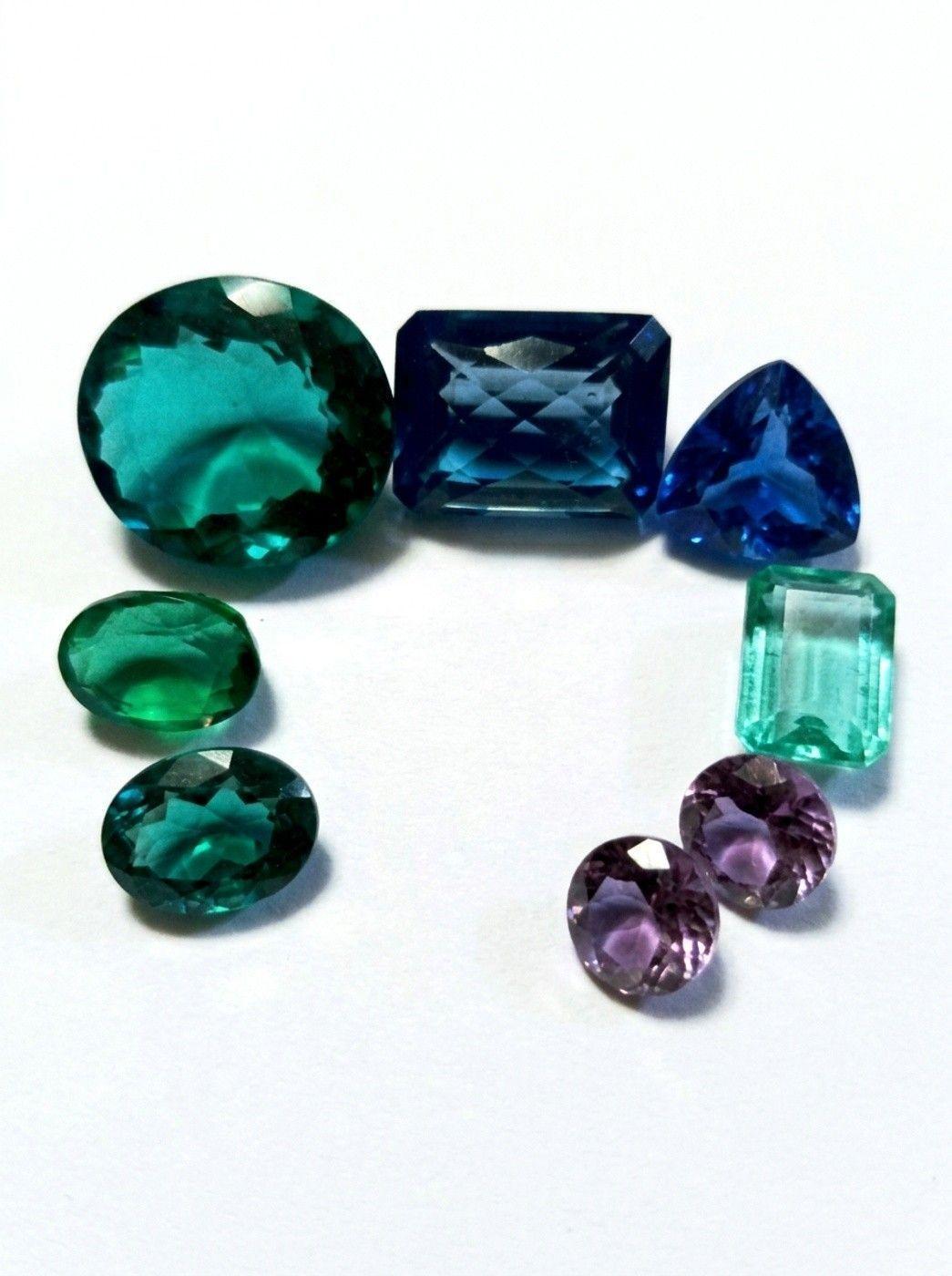 ACCESORIOS DE JOYERIA O BISUTERIA CRISTALES FACETEADOS 8 UNIDADES-1