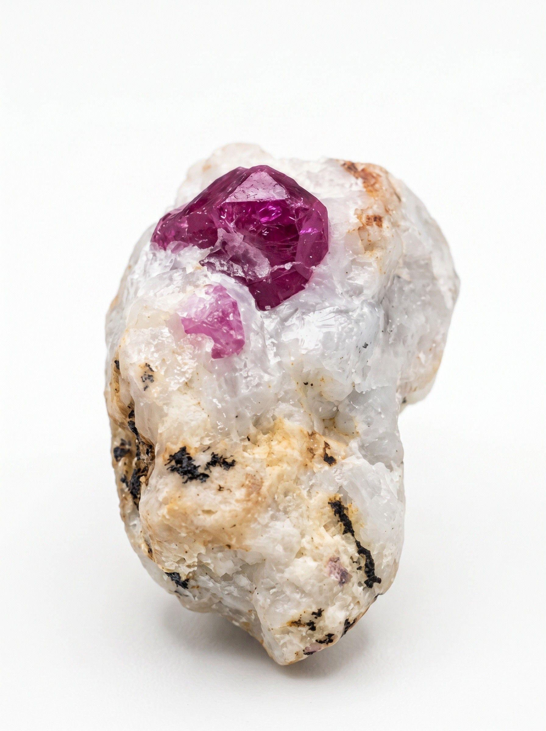 DECORACION O COLECCION RUBY NATURAL SOBRE MATRIZ 31 CT-1