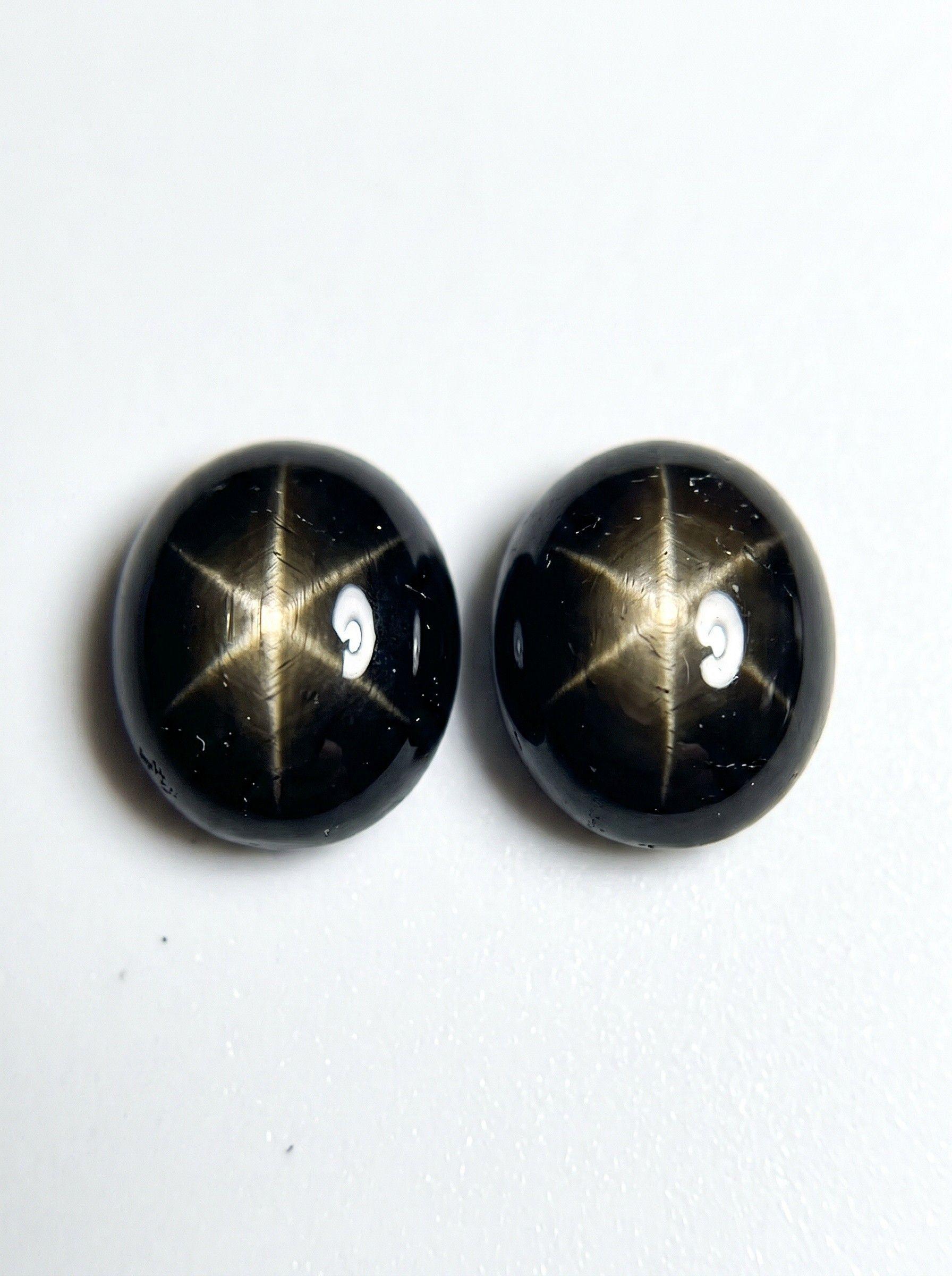ACCESORIO DE JOYERIA ZAFIRO NEGRO ESTRELLA ORIGEN TAILANDIA 9 MM-1