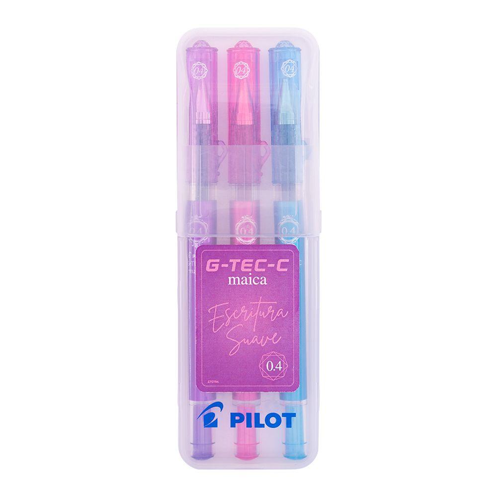 Set 3 Lápices Gel Gtec Maica 0.4mm (04) Pilot-0