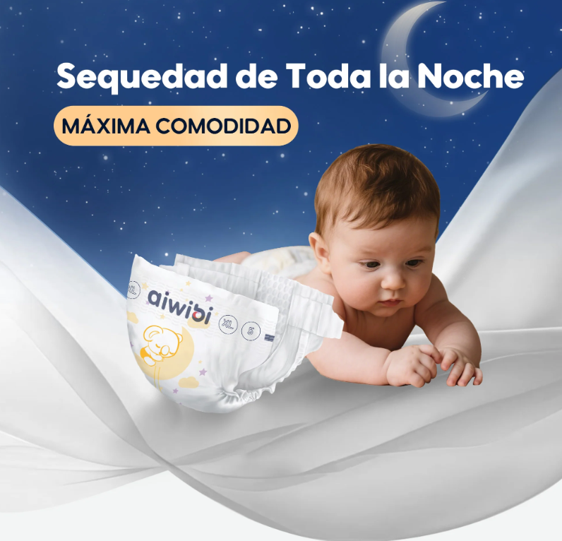 PAÑAL AIWIBI DULCE NOCHE TALLA M 54 PAÑALES -4