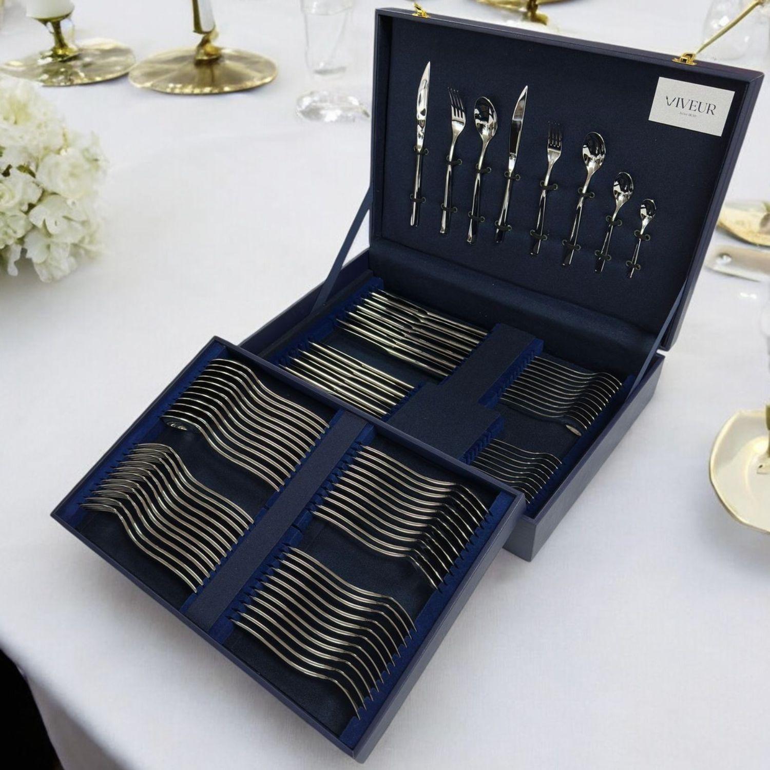 JUEGO CUCHILLERIA NAPOLES VIVEUR, 12 PERSONAS, 96 PZ-2