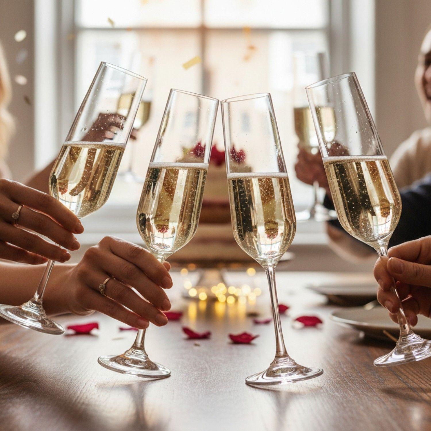 SET 4 COPAS CHAMPAGNE SIENA BOHEMIA, 200 ML-2