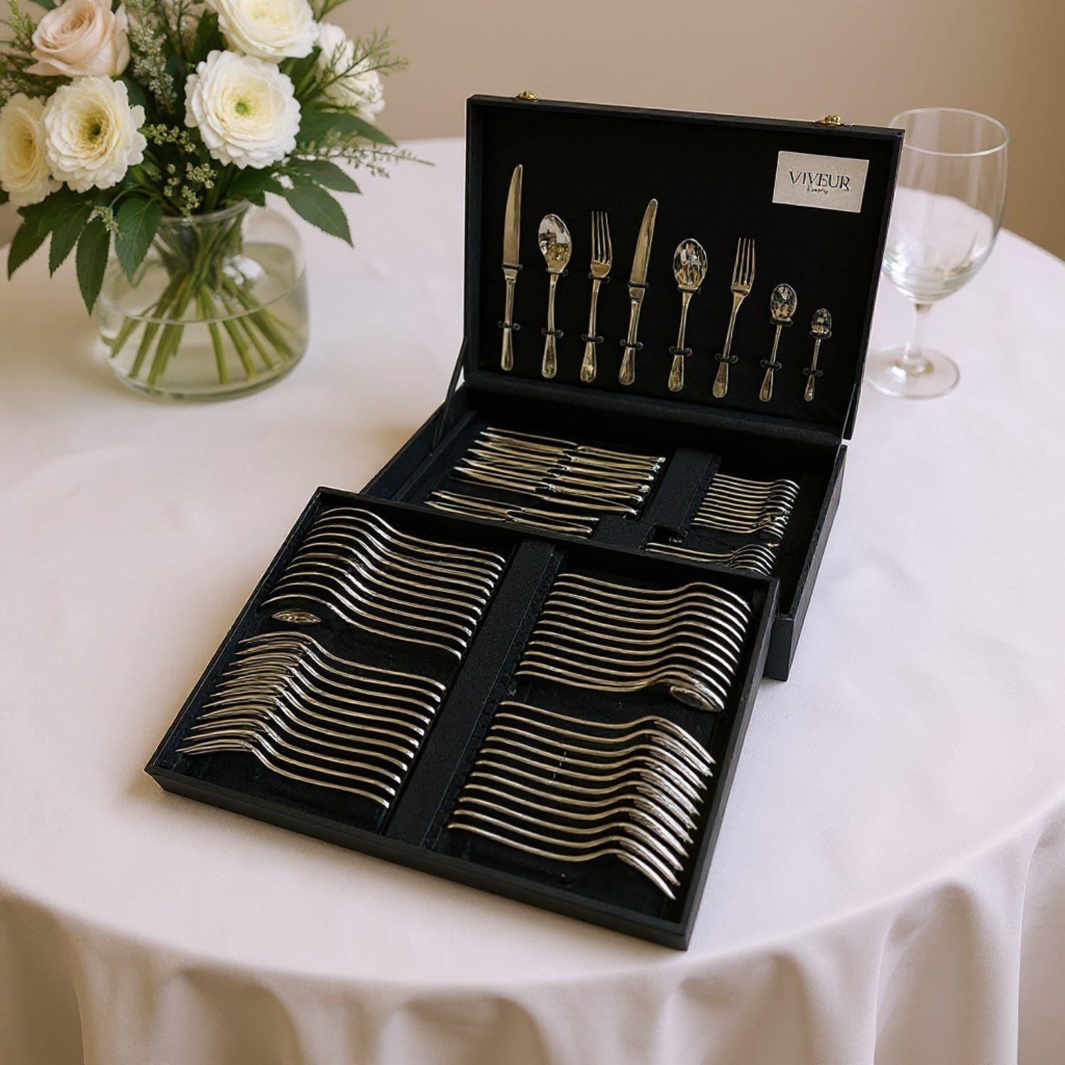 JUEGO CUCHILLERIA VERONA VIVEUR 12 PERSONAS 96 PZ-2