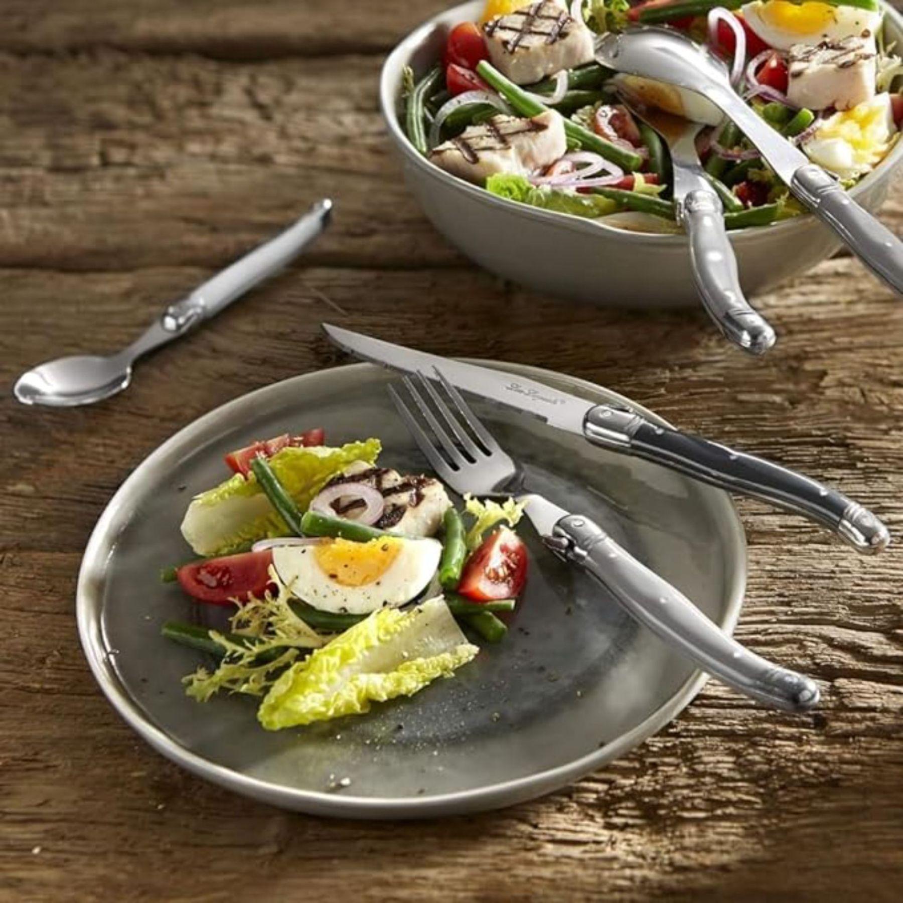 JUEGO CUCHILLERIA TAUPE TRADITION LOU LAGUIOLE, 6 PERSONAS, 24 PZ-5