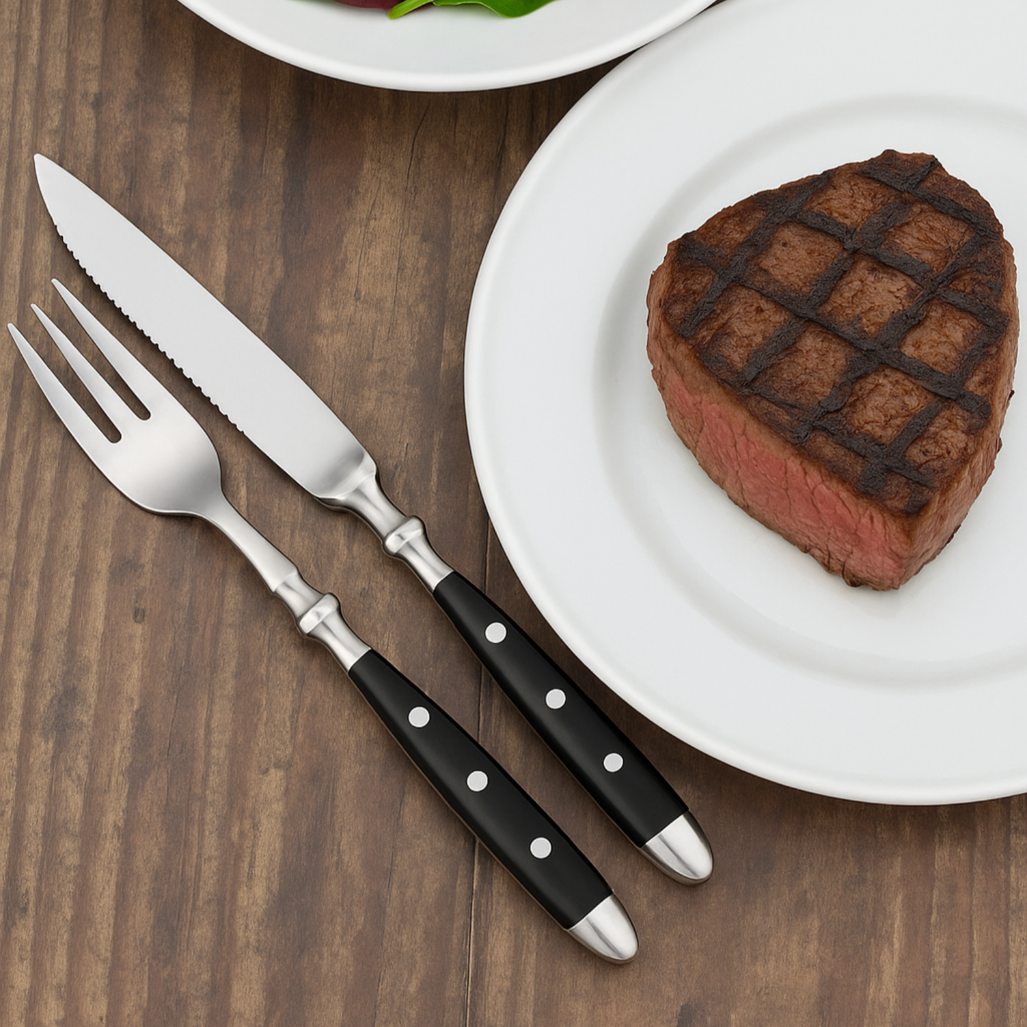 JUEGO CUCHILLERIA CARNE FORJEN VIVEUR, 6 PERSONAS, 12 PZ-2