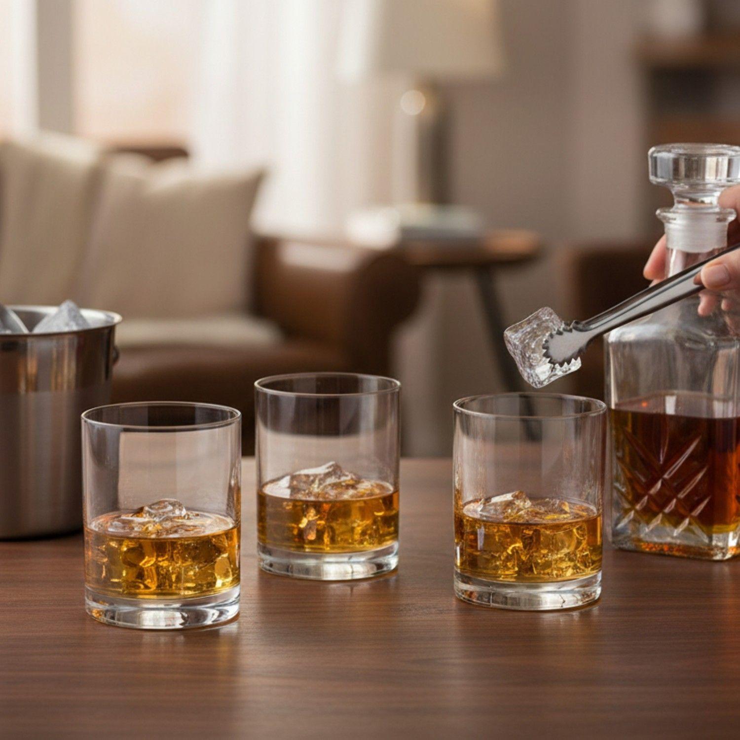 SET 4 VASOS BAJOS FIRENZE BOHEMIA 320 ML-2