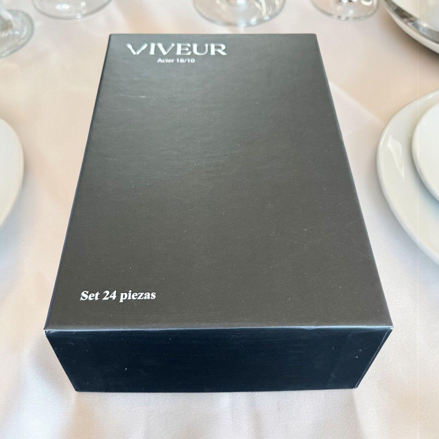 JUEGO CUCHILLERIA LOUVRE VIVEUR 6 PERSONAS 24 PZ-3
