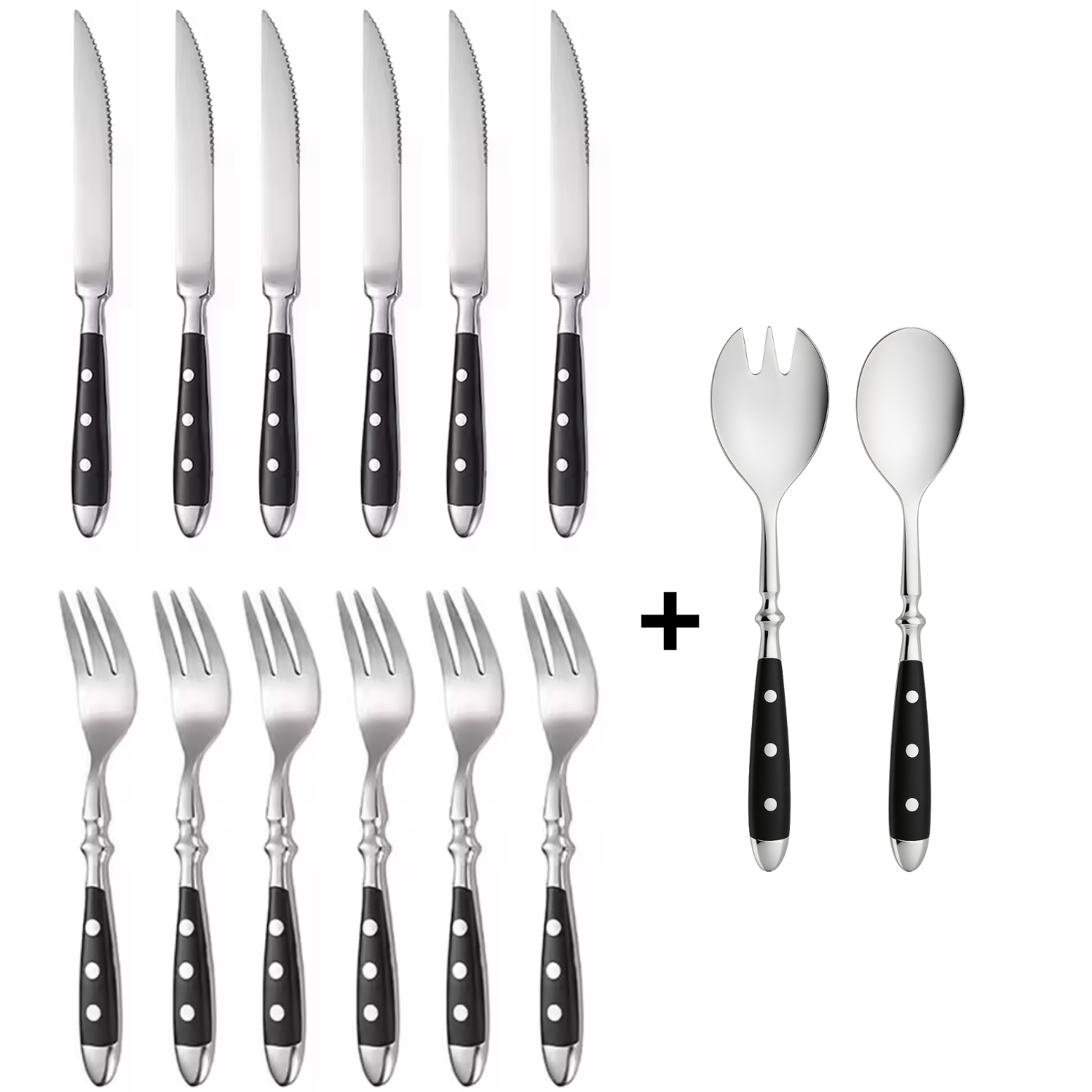 PACK CARNE ENSALADA FORJEN VIVEUR 6 PERSONAS 14 PZ-0