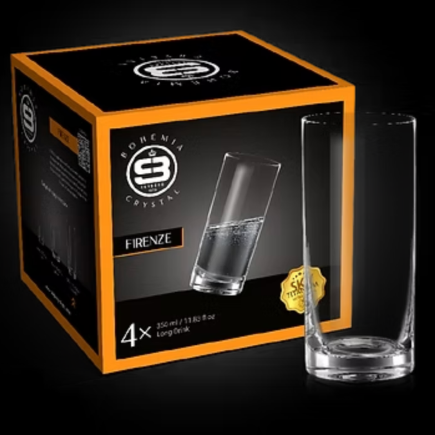 SET 4 VASOS ALTOS FIRENZE BOHEMIA 350 ML-3