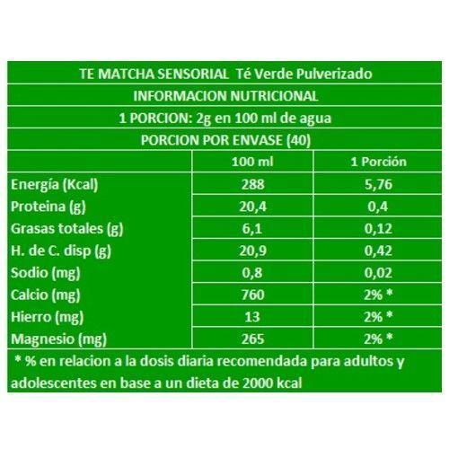 Té Matcha SENSORIAL Té Verde Pulverizado-3
