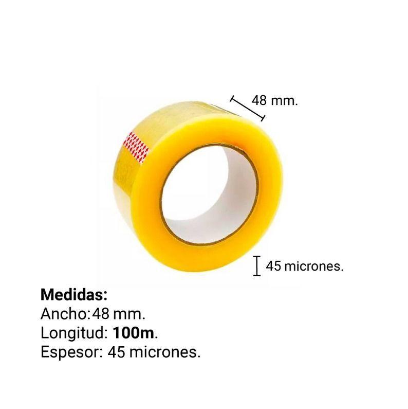 Cinta de embalaje de 100 metros Packintime-2