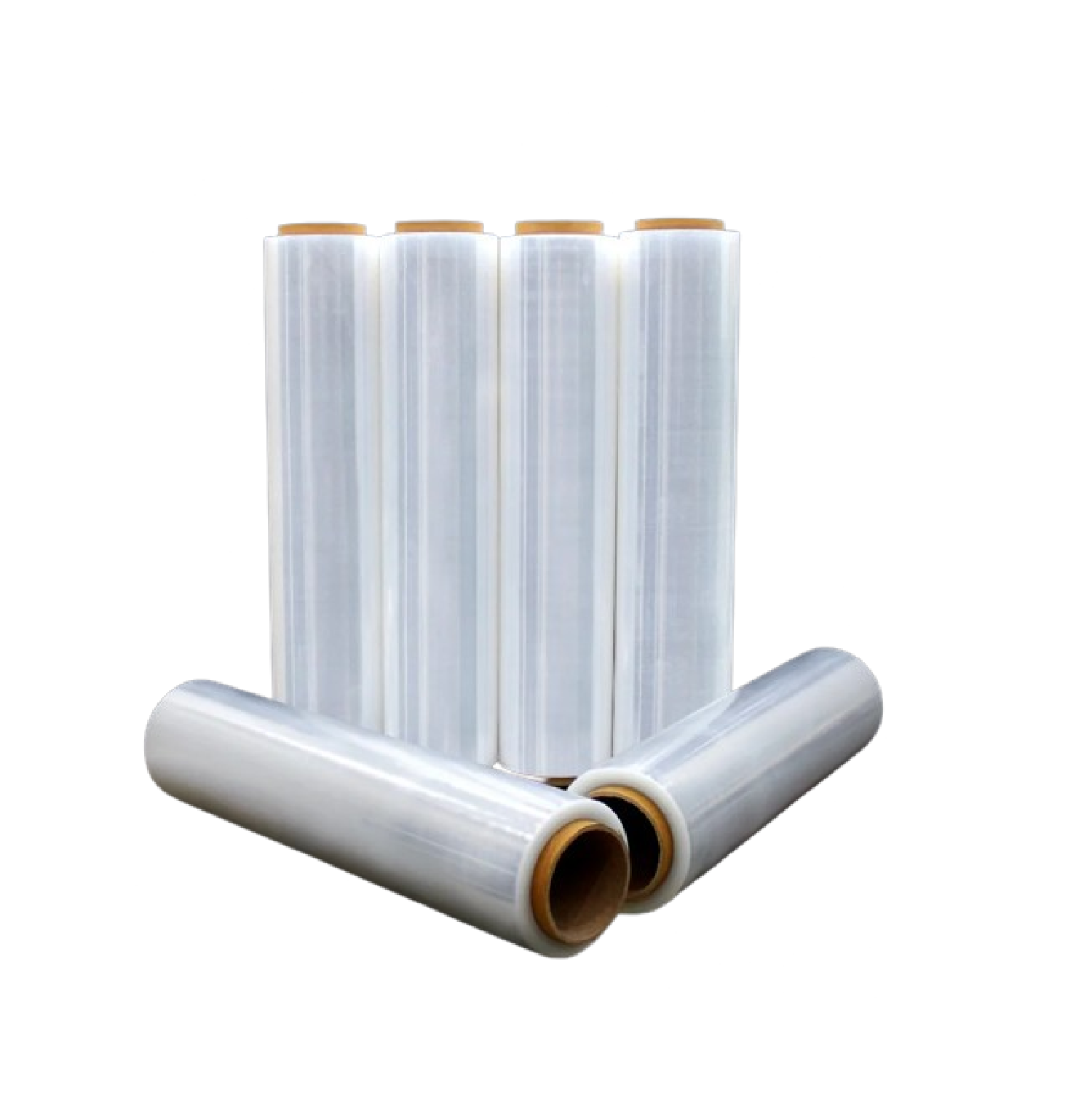 Caja 6 Rollo Film Stretch color transparente de 2,3kg -0